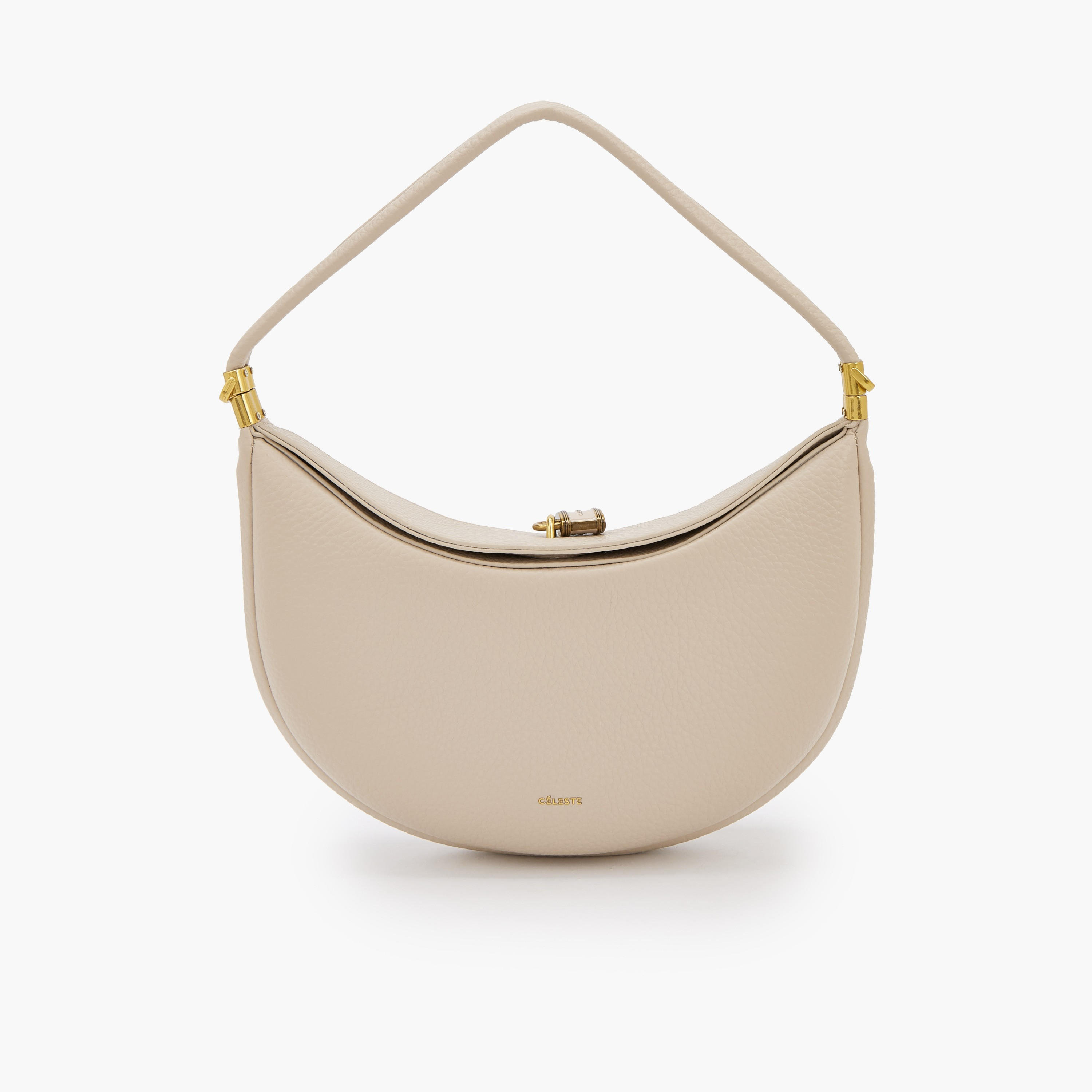 Celeste Textured Shoulder Bag with Flap Closure-women-bagsandwallets-handbags-image-1