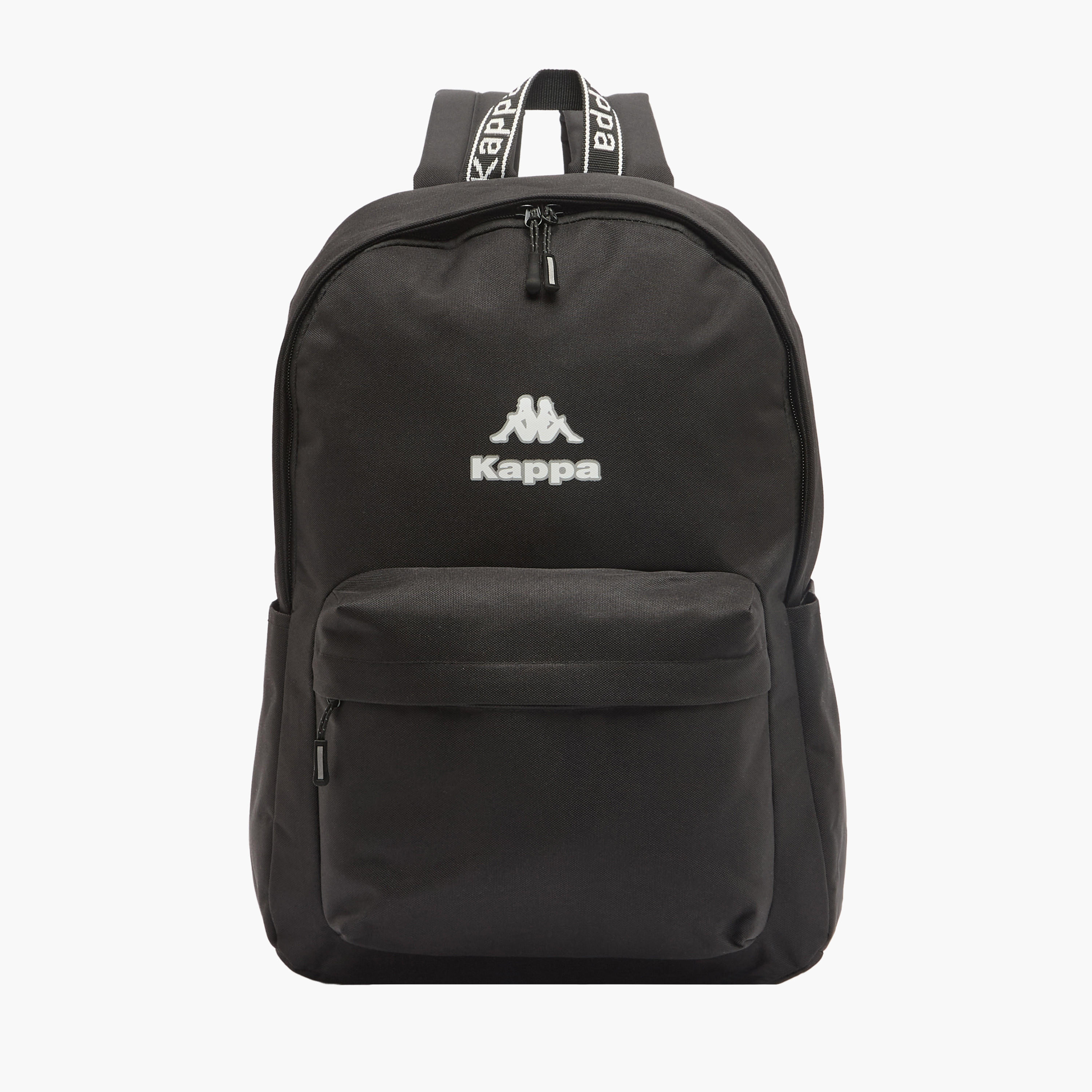 Kappa Logo Print Backpack for Kids 8-13 Years with Adjustable Straps-boys-accessories-bagsandbackpacks-image-1
