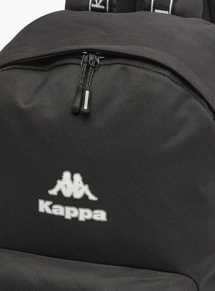 Kappa Logo Print Backpack for Kids 8-13 Years with Adjustable Straps-boys-accessories-bagsandbackpacks-image-3
