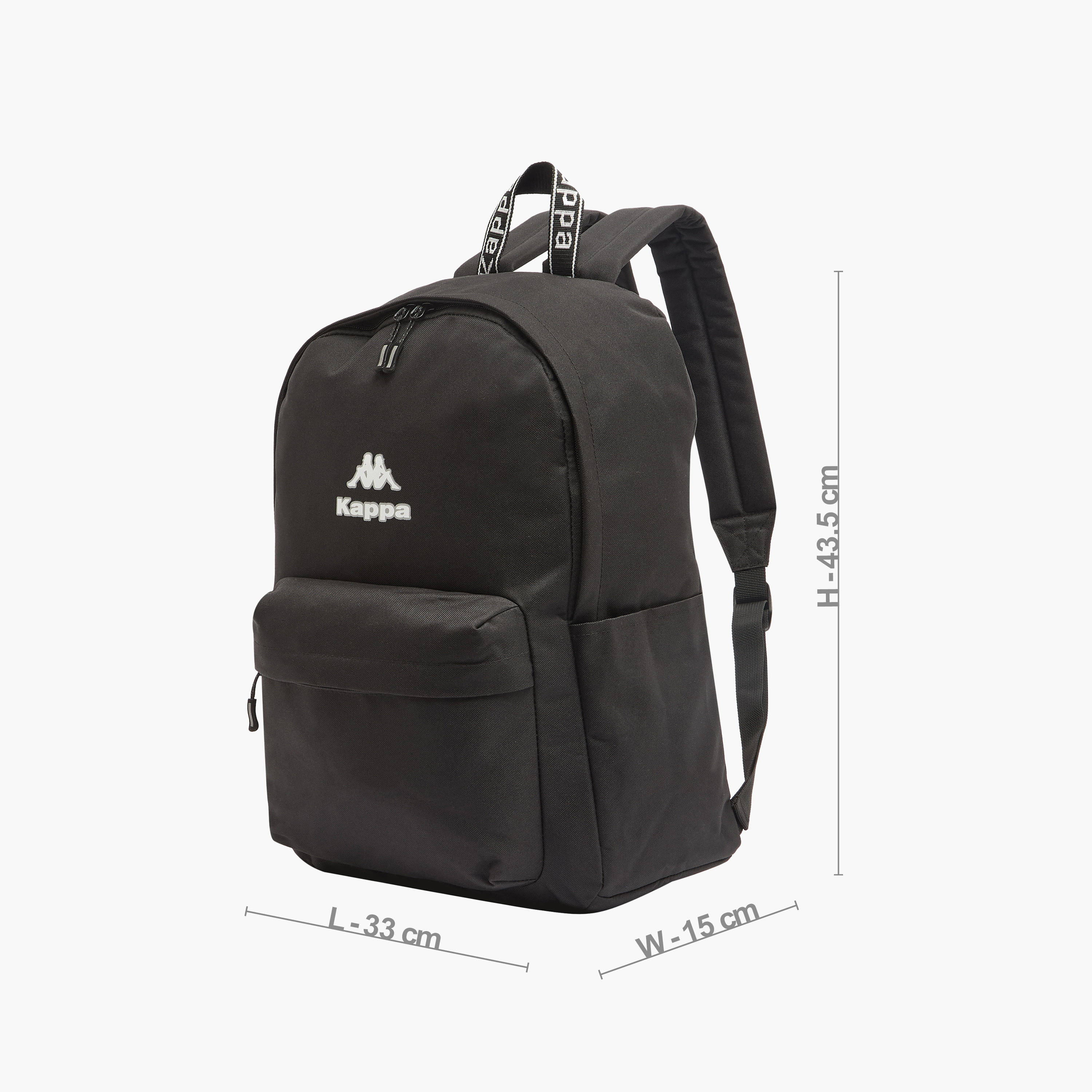 Kappa Logo Print Backpack for Kids 8-13 Years with Adjustable Straps-boys-accessories-bagsandbackpacks-image-6
