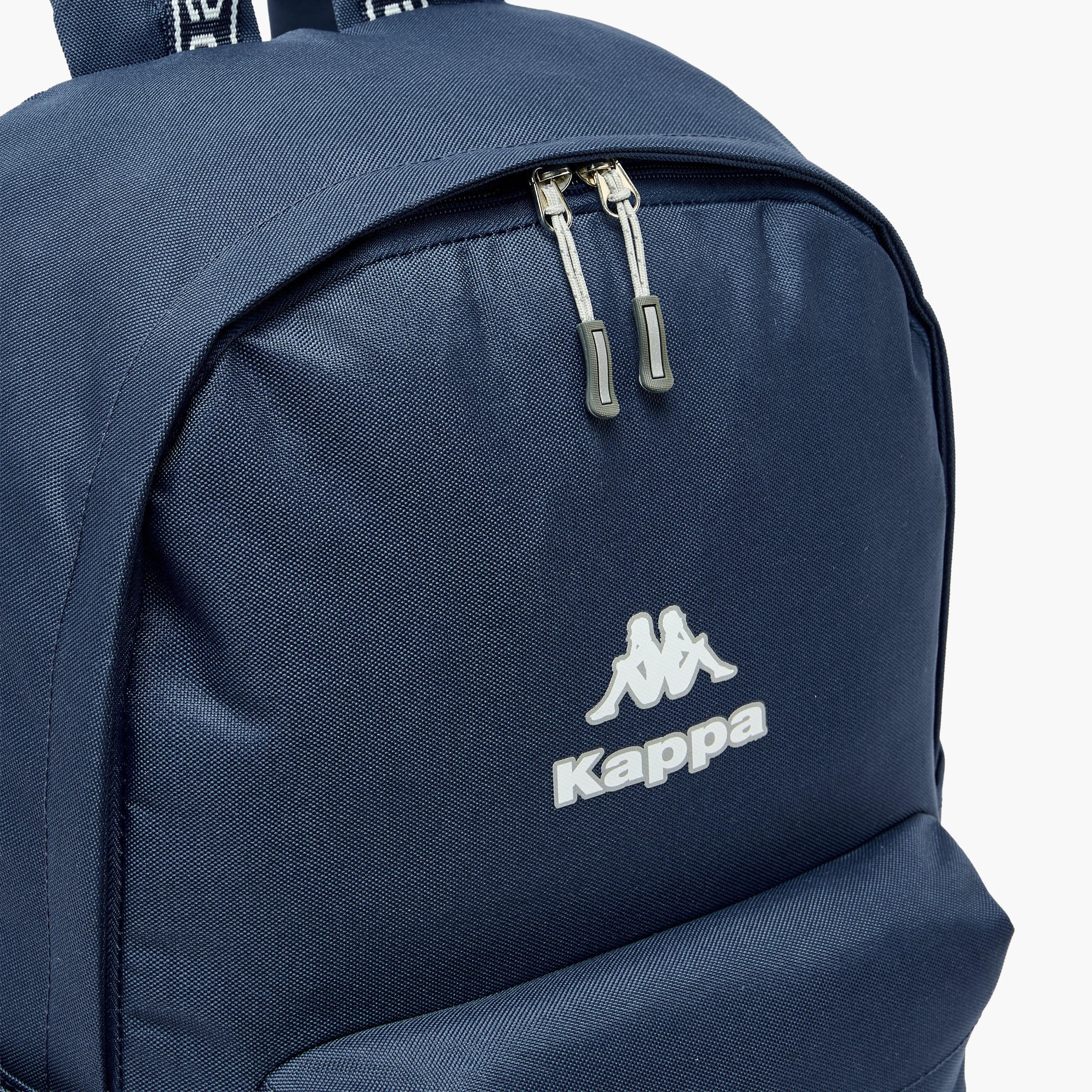 Kappa Logo Print Backpack for Kids 8-13 Years with Adjustable Straps-boys-accessories-bagsandbackpacks-image-3