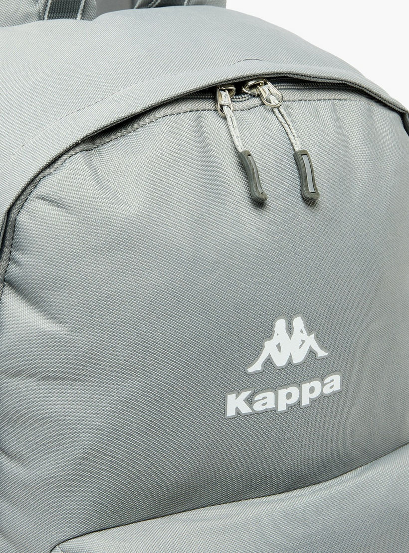 Kappa Logo Print Backpack for Kids 8-13 Years with Adjustable Straps-boys-accessories-bagsandbackpacks-image-3