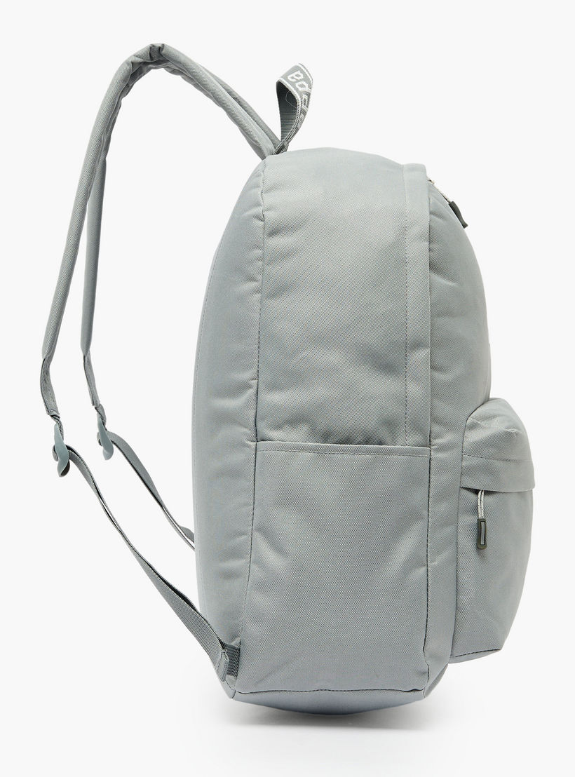 Kappa Logo Print Backpack for Kids 8-13 Years with Adjustable Straps-boys-accessories-bagsandbackpacks-image-7