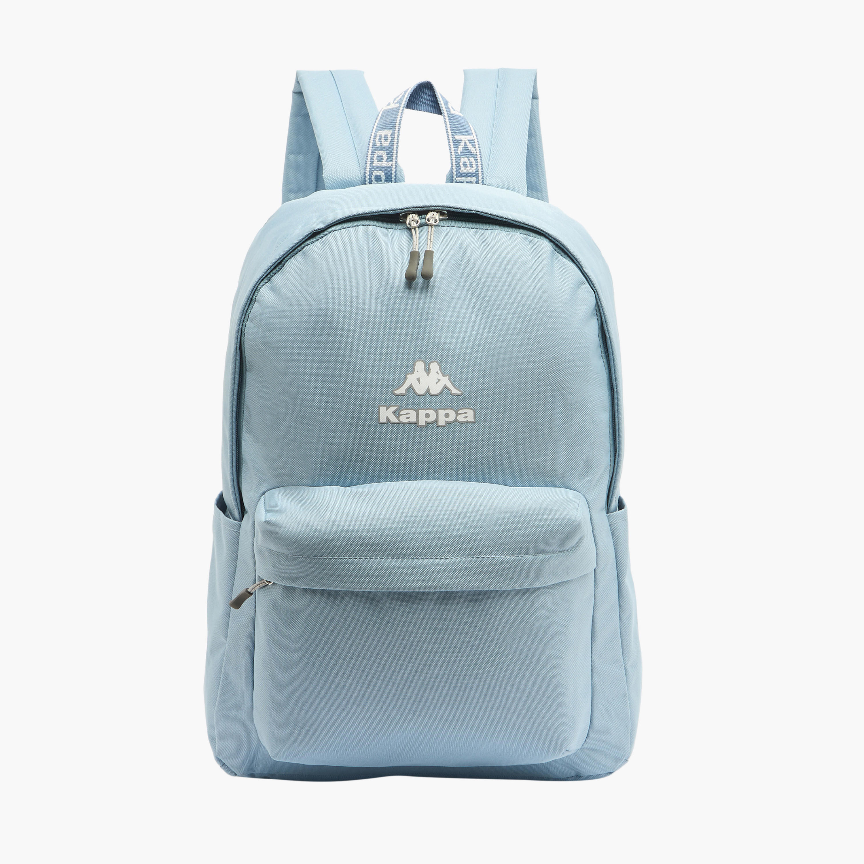 Kappa Logo Print Backpack for Kids 8-13 Years with Adjustable Straps-boys-accessories-bagsandbackpacks-image-1