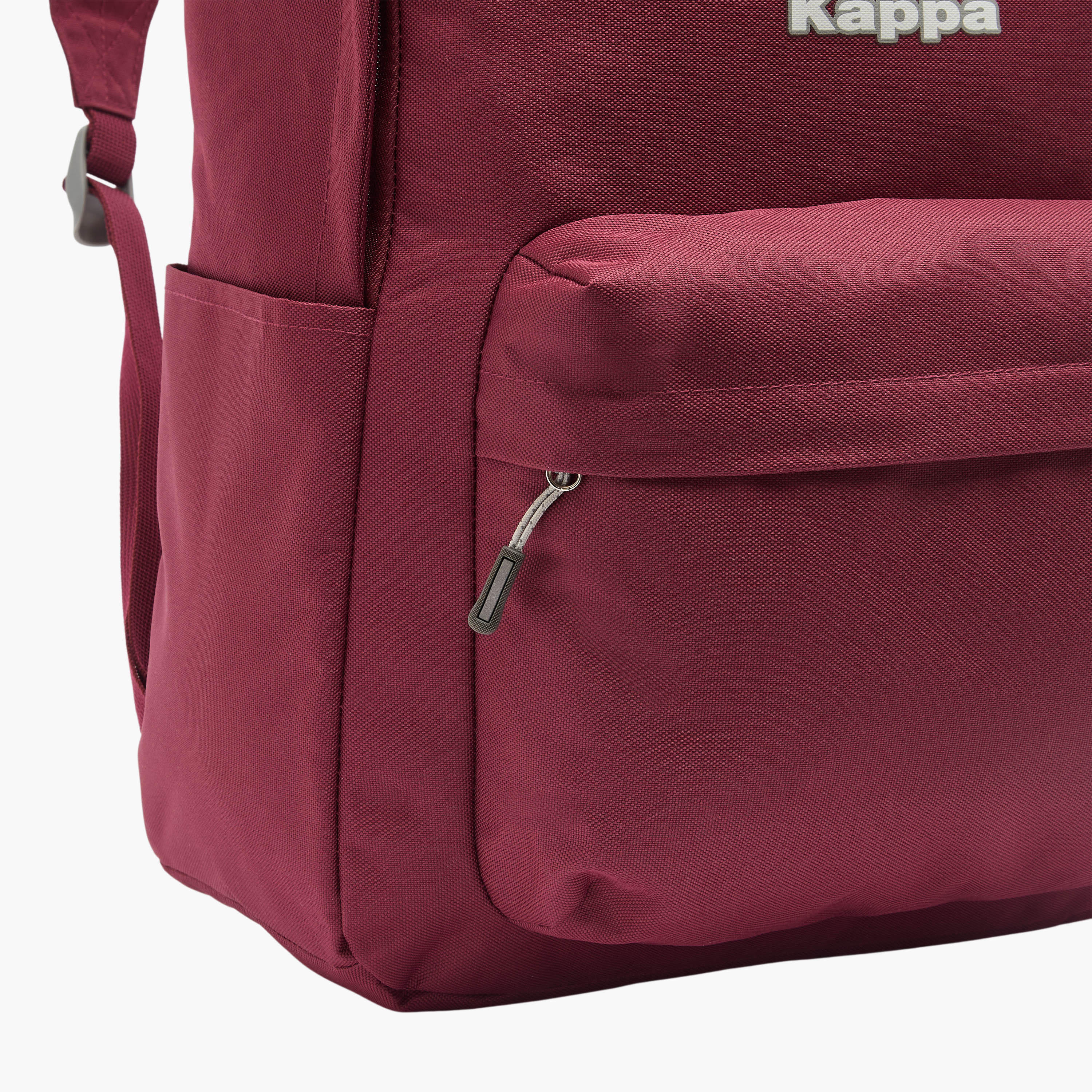 Kappa Logo Print Backpack for Kids 8-13 Years with Adjustable Straps-boys-accessories-bagsandbackpacks-image-5