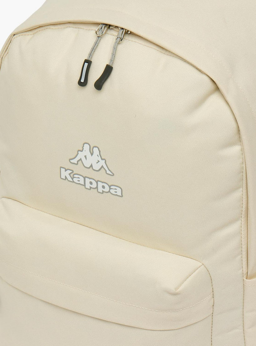 Kappa Logo Print Backpack for Kids 8-13 Years with Adjustable Straps-boys-accessories-bagsandbackpacks-image-3