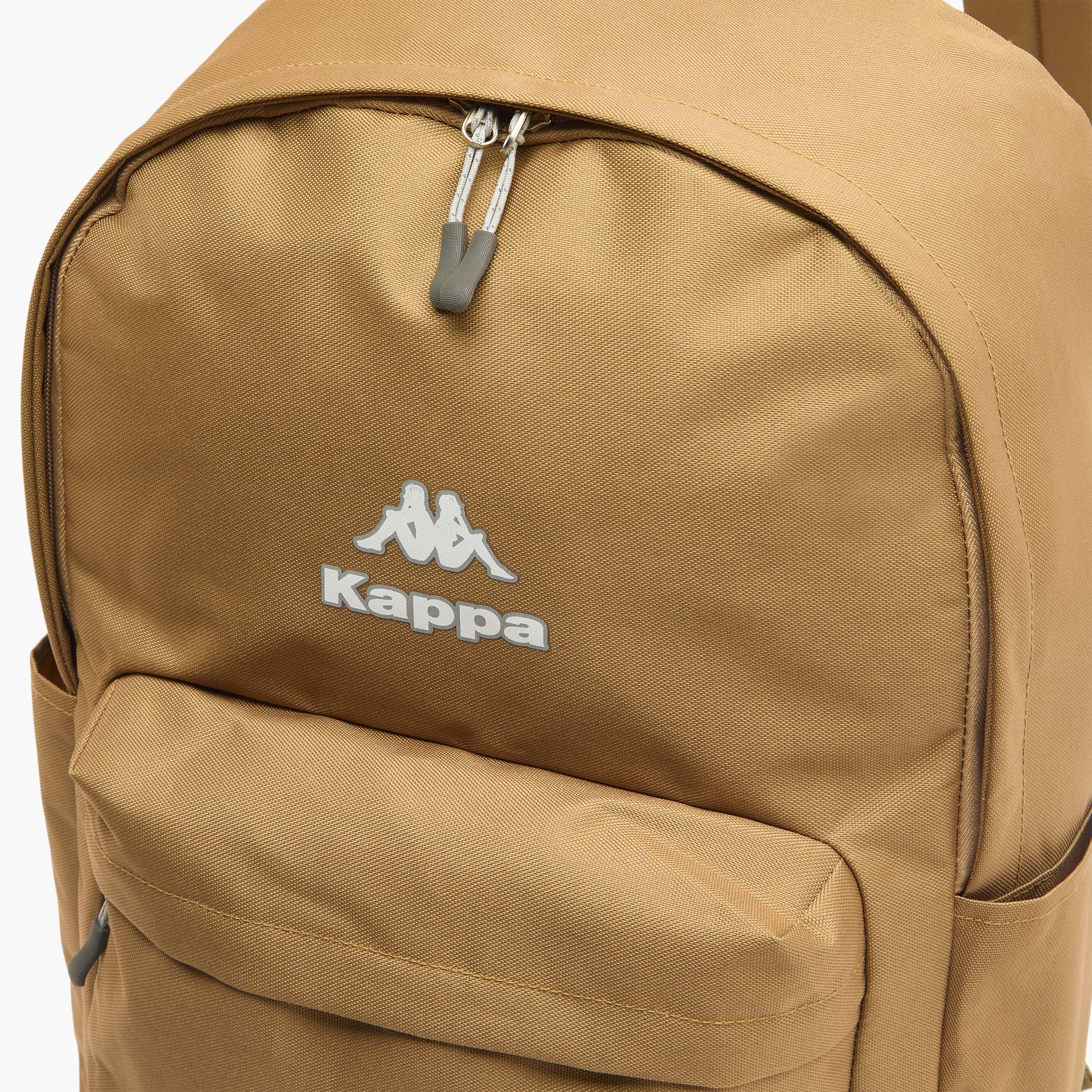 Kappa Logo Print Backpack for Kids 8-13 Years with Adjustable Straps-boys-accessories-bagsandbackpacks-image-3