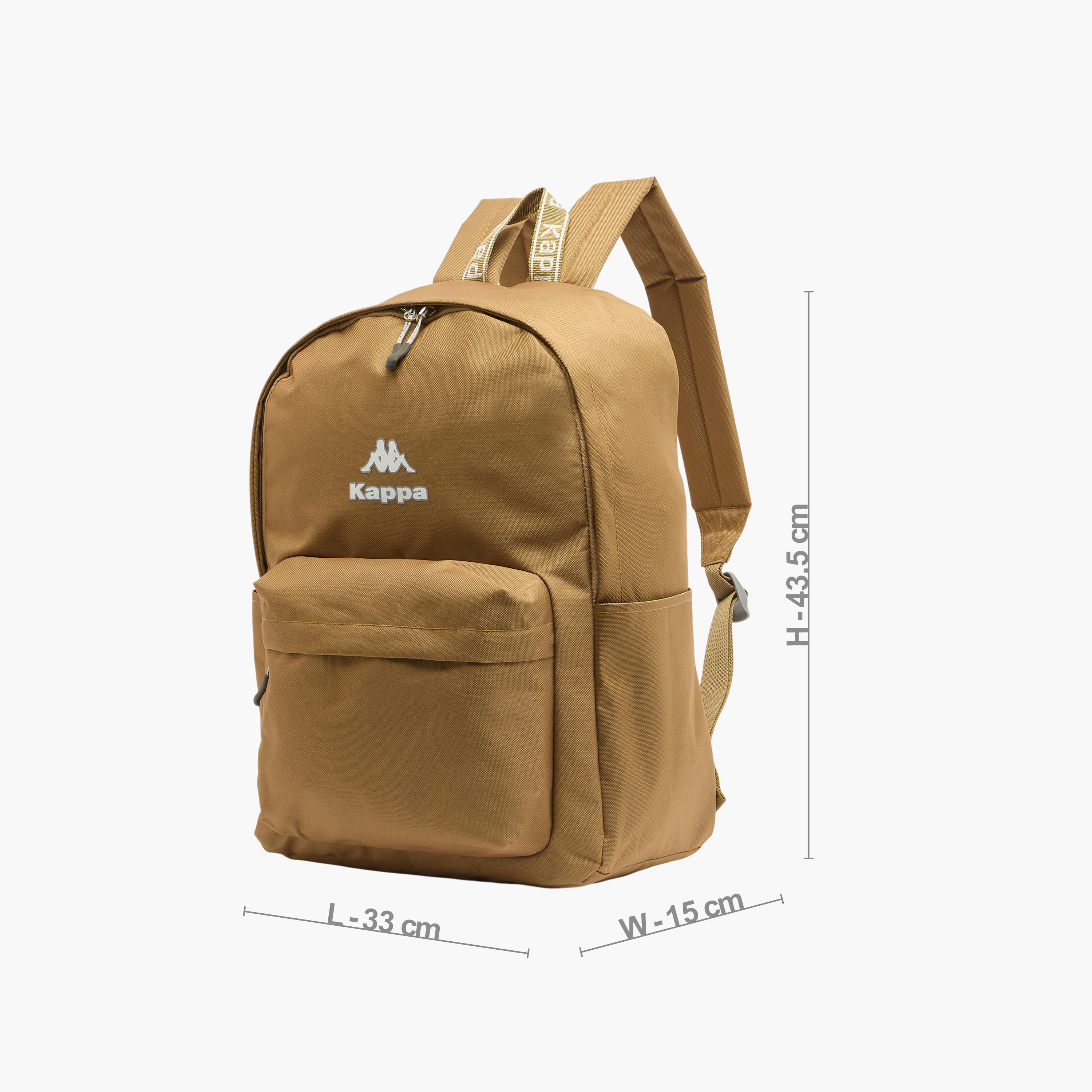 Kappa Logo Print Backpack for Kids 8-13 Years with Adjustable Straps-boys-accessories-bagsandbackpacks-image-6