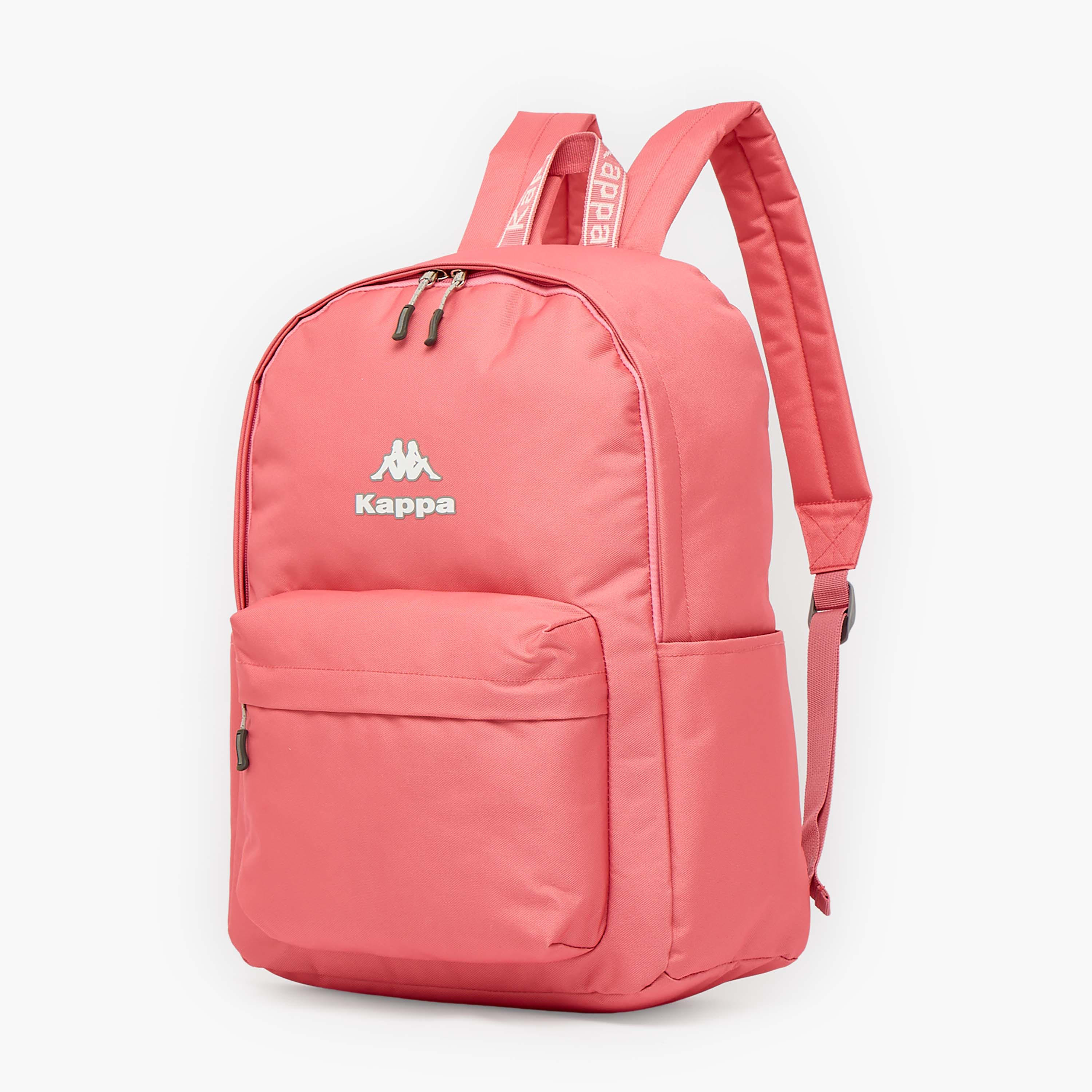 Kappa Logo Print Backpack for Kids 8-13 Years with Adjustable Straps-boys-accessories-bagsandbackpacks-image-5
