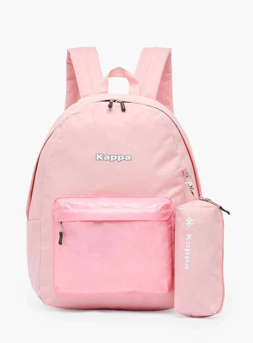 Kappa Solid School Backpack for Girls 8-13 Years with Pencil Pouch - 17 inches-school-bagsandbackpacks-backpacks-image-1