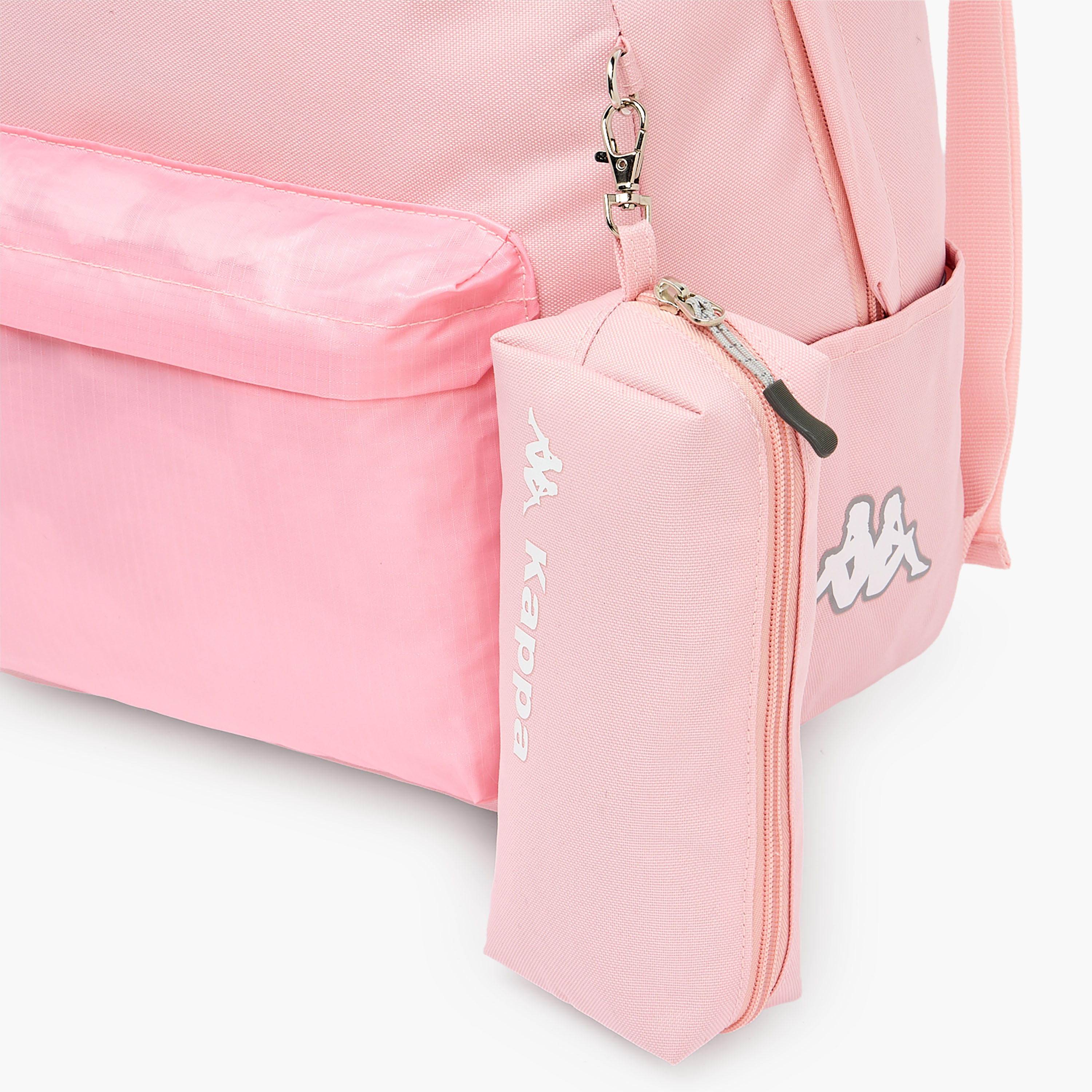 Kappa Solid School Backpack for Girls 8-13 Years with Pencil Pouch - 17 inches-school-bagsandbackpacks-backpacks-image-4