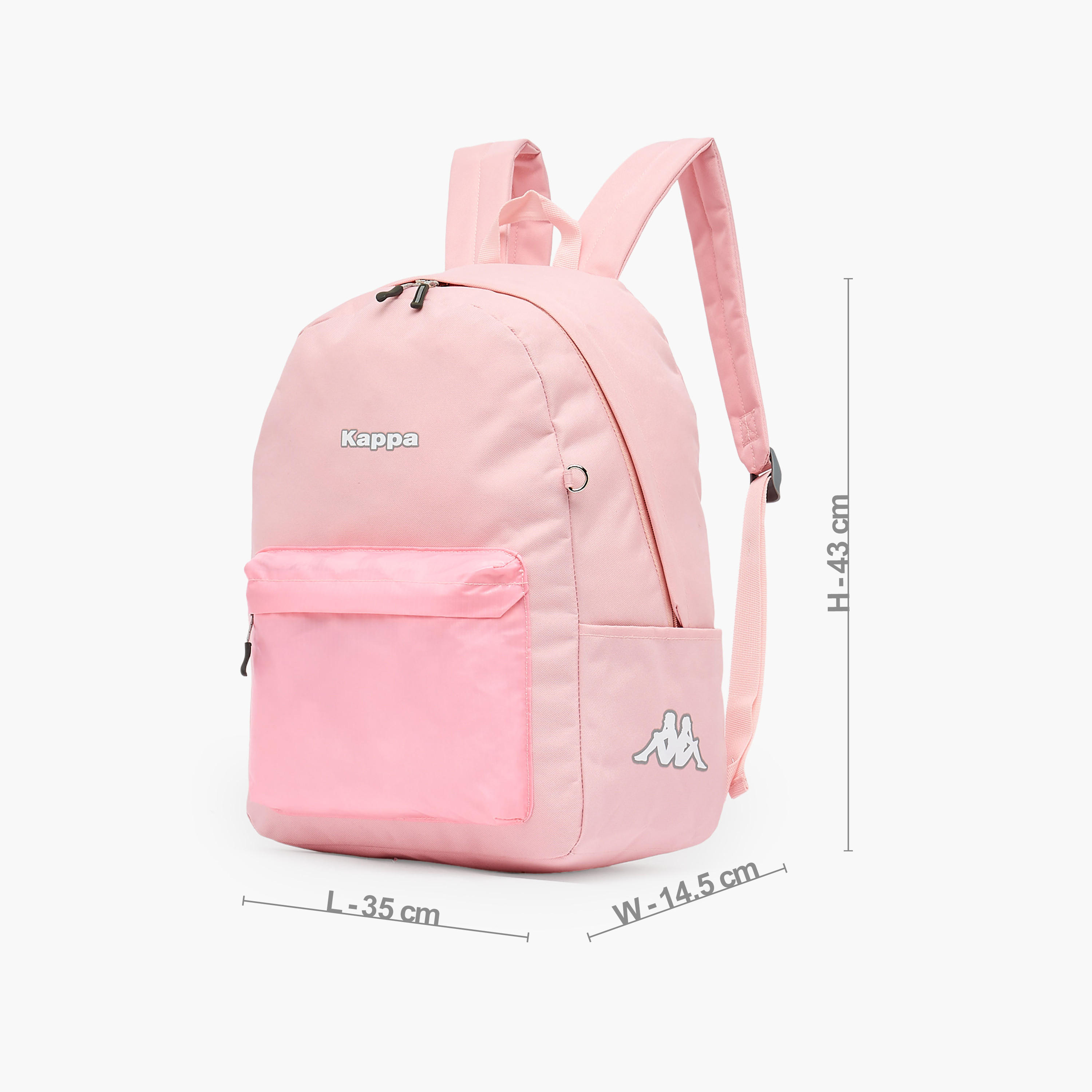 Kappa Solid School Backpack for Girls 8-13 Years with Pencil Pouch - 17 inches-school-bagsandbackpacks-backpacks-image-6