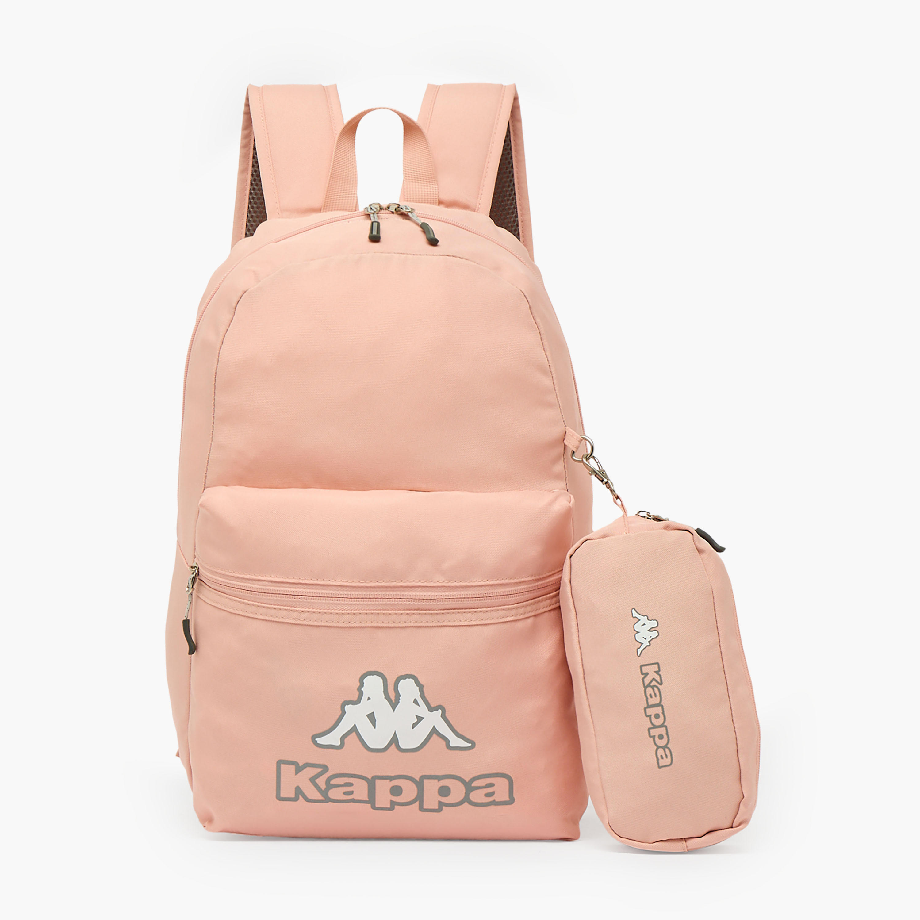 Kappa Logo Print 3-Piece School Backpack Set for Kids 8-13 Years with Pencil Pouch and Lunch Bag-school-bagsandbackpacks-backpacks-image-4