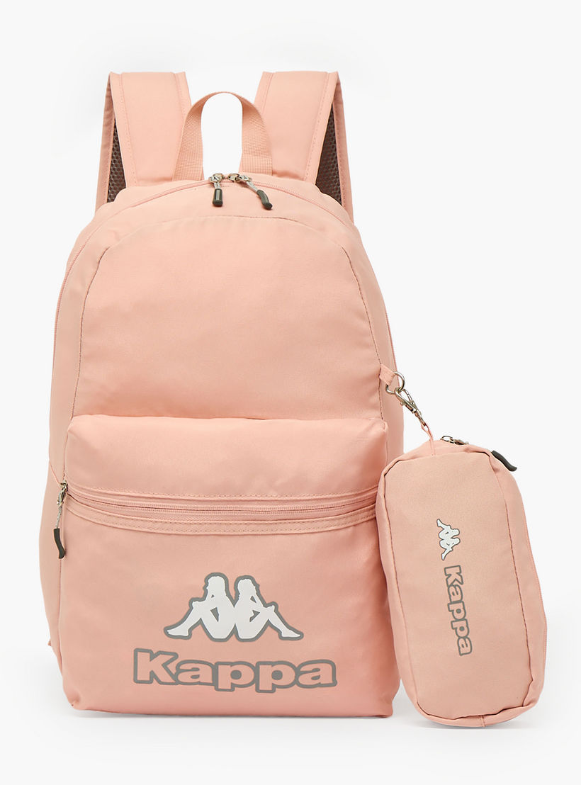 Kappa Logo Print 3-Piece School Backpack Set for Kids 8-13 Years with Pencil Pouch and Lunch Bag-school-bagsandbackpacks-backpacks-image-4