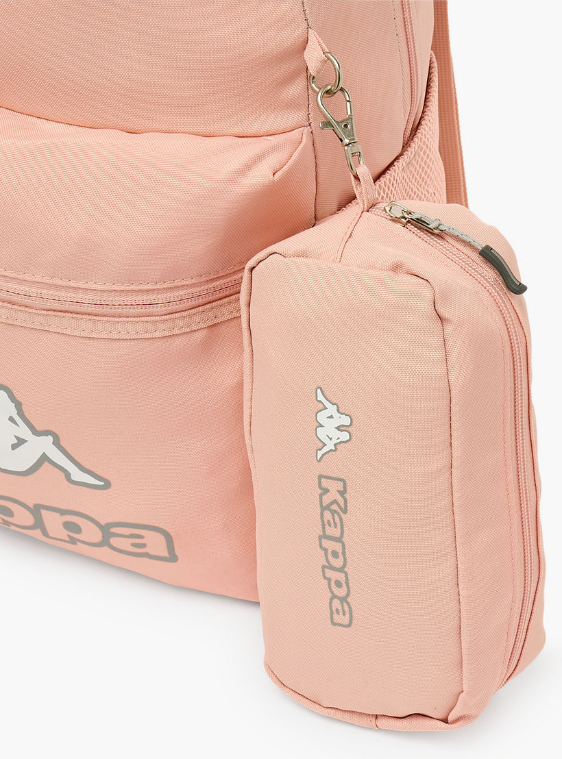 Kappa Logo Print 3-Piece School Backpack Set for Kids 8-13 Years with Pencil Pouch and Lunch Bag-school-bagsandbackpacks-backpacks-image-7