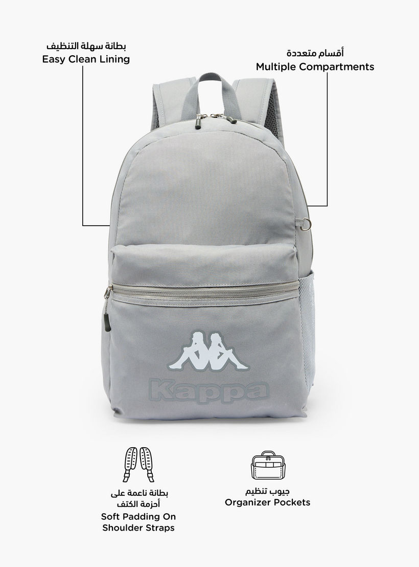 Kappa Logo Print 3-Piece School Backpack Set for Kids 8-13 Years with Pencil Pouch and Lunch Bag-school-bagsandbackpacks-backpacks-image-3