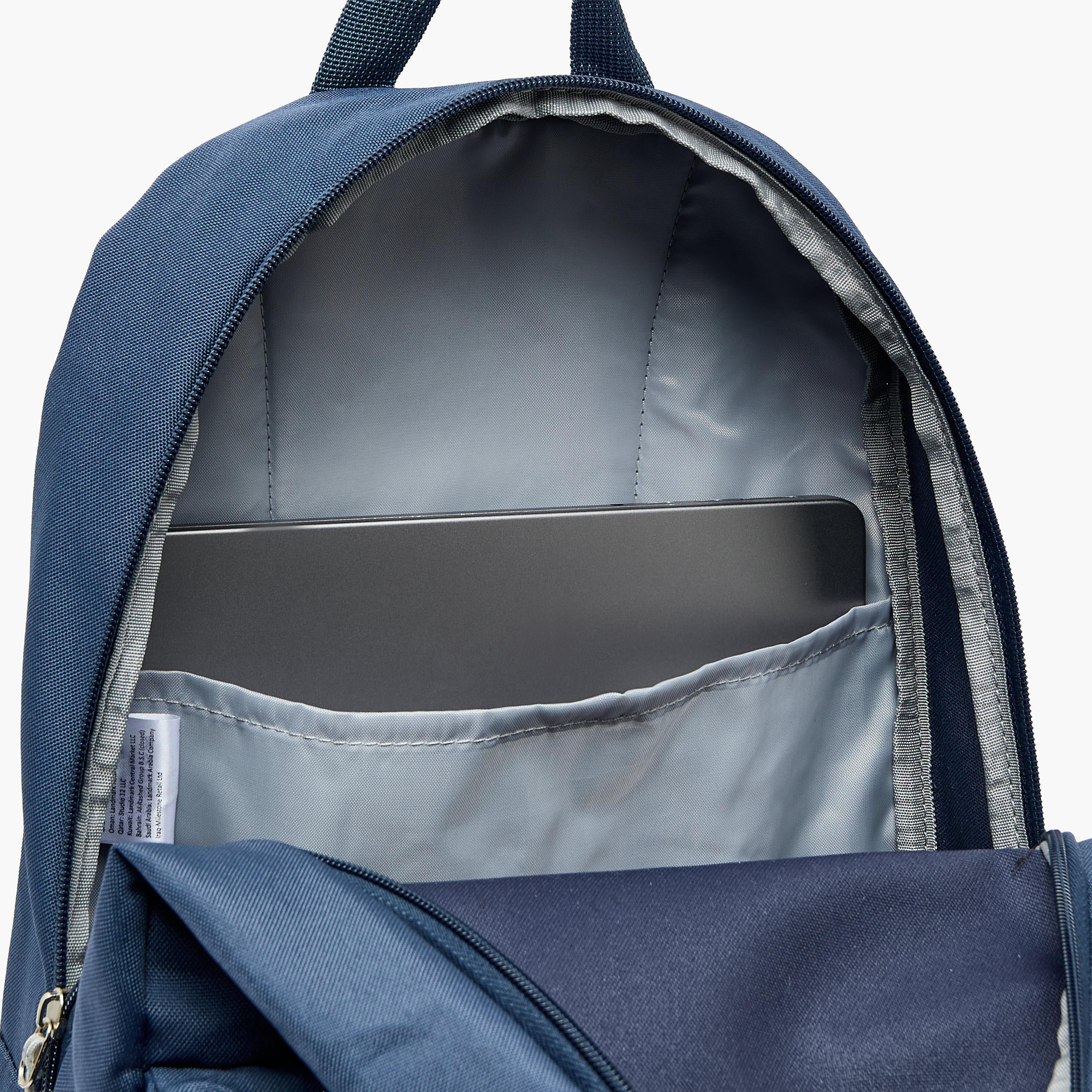 Kappa Logo Print 3-Piece School Backpack Set for Kids 8-13 Years with Pencil Pouch and Lunch Bag-school-bagsandbackpacks-backpacks-image-7