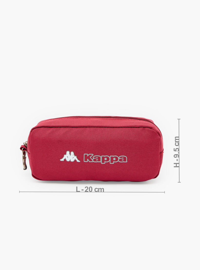 Kappa Logo Print 3-Piece School Backpack Set for Kids 8-13 Years with Pencil Pouch and Lunch Bag-school-bagsandbackpacks-backpacks-image-13
