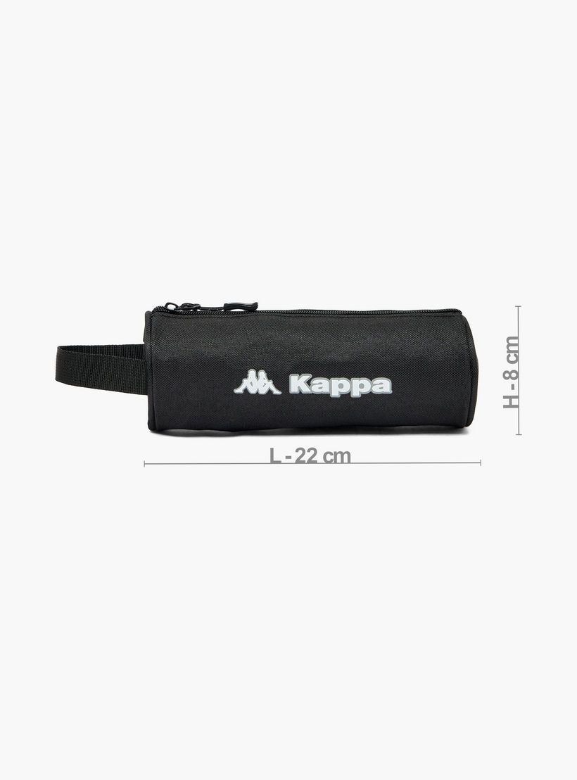Kappa Logo Print 3-Piece School Trolley Bag Set for Kids 13 Years+ with Lunch Bag and Pencil Pouch-school-bagsandbackpacks-trolleybags-image-17