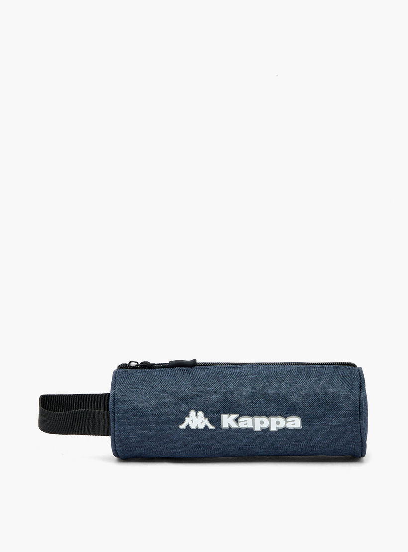 Kappa Logo Print 3-Piece School Trolley Bag Set for Kids 13 Years+ with Lunch Bag and Pencil Pouch-school-bagsandbackpacks-trolleybags-image-18