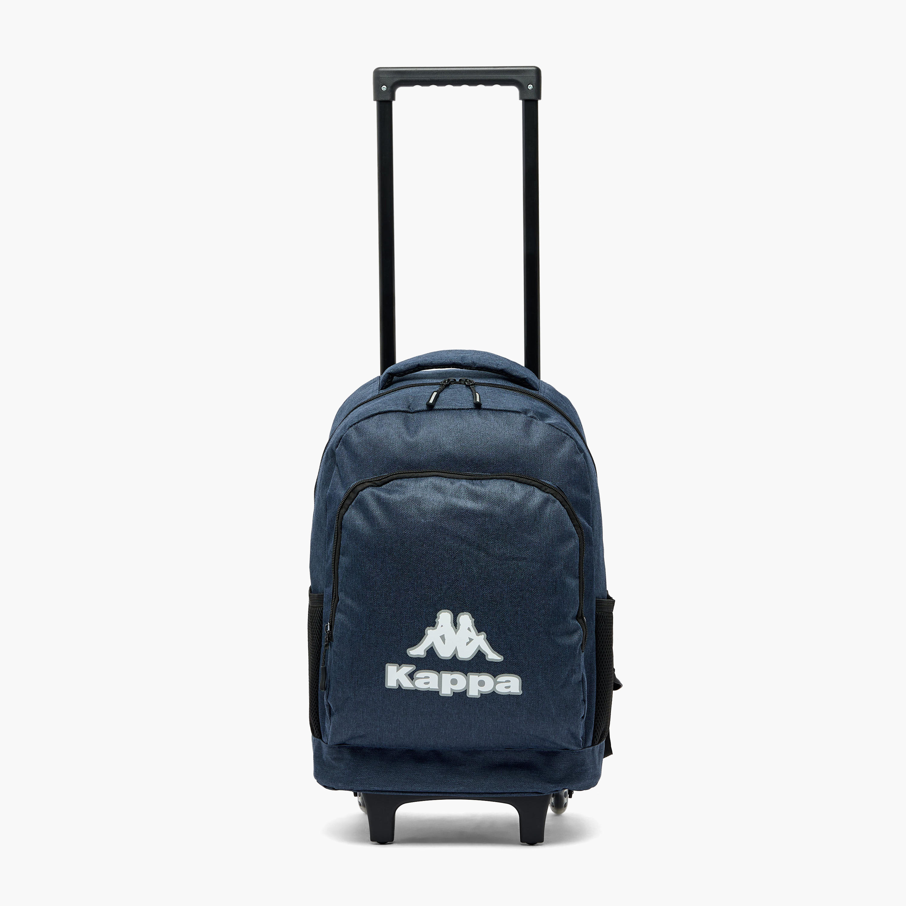 Kappa Logo Print 3-Piece School Trolley Bag Set for Kids 13 Years+ with Lunch Bag and Pencil Pouch-school-bagsandbackpacks-trolleybags-image-5