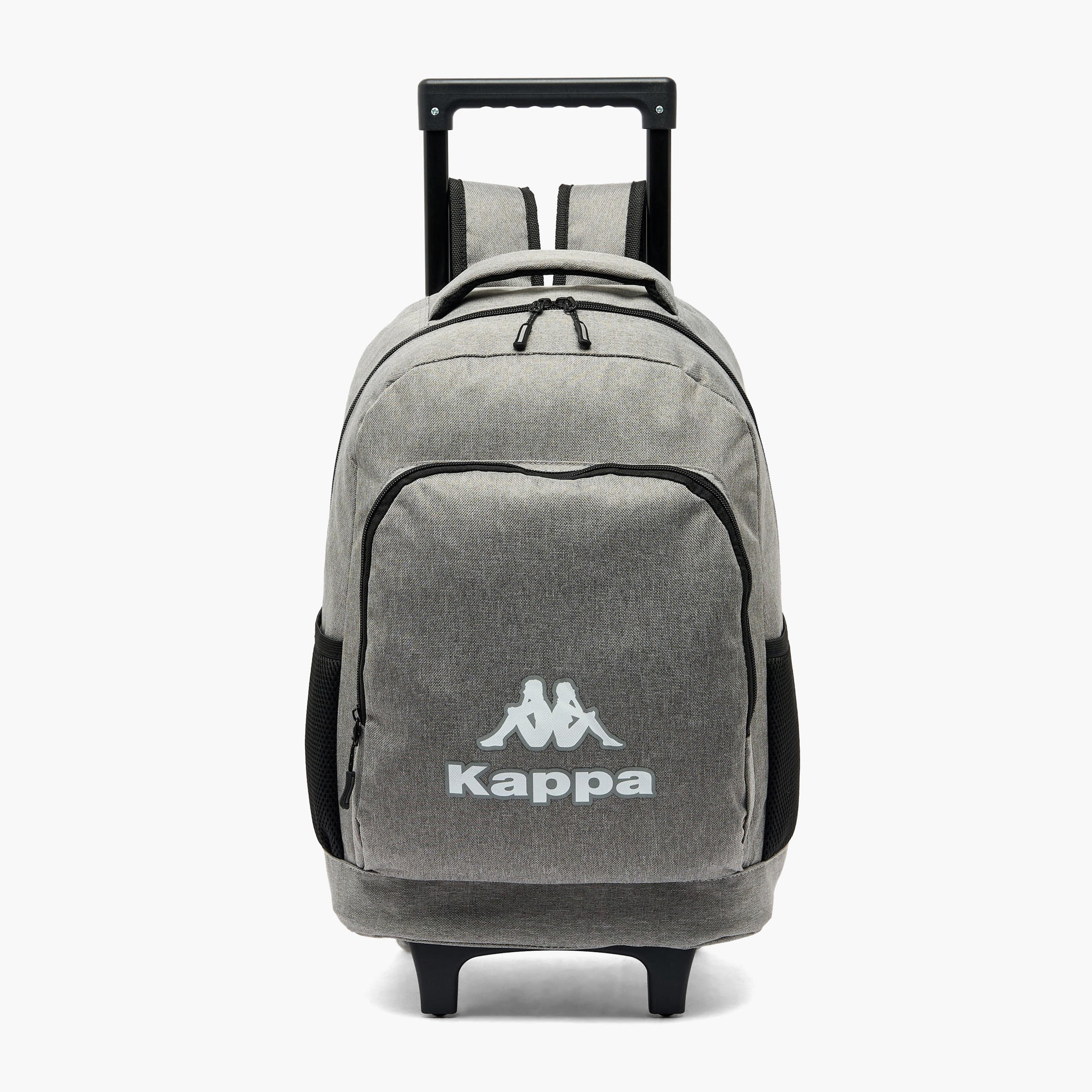 Kappa Logo Print 3-Piece School Trolley Bag Set for Kids 13 Years+ with Lunch Bag and Pencil Pouch-school-bagsandbackpacks-trolleybags-image-3