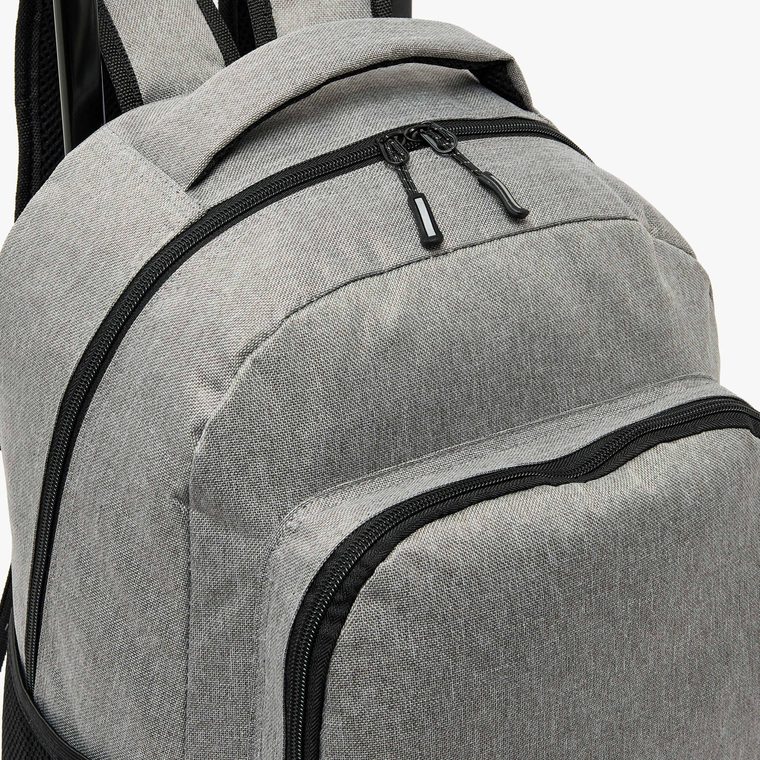 Kappa Logo Print 3-Piece School Trolley Bag Set for Kids 13 Years+ with Lunch Bag and Pencil Pouch-school-bagsandbackpacks-trolleybags-image-6
