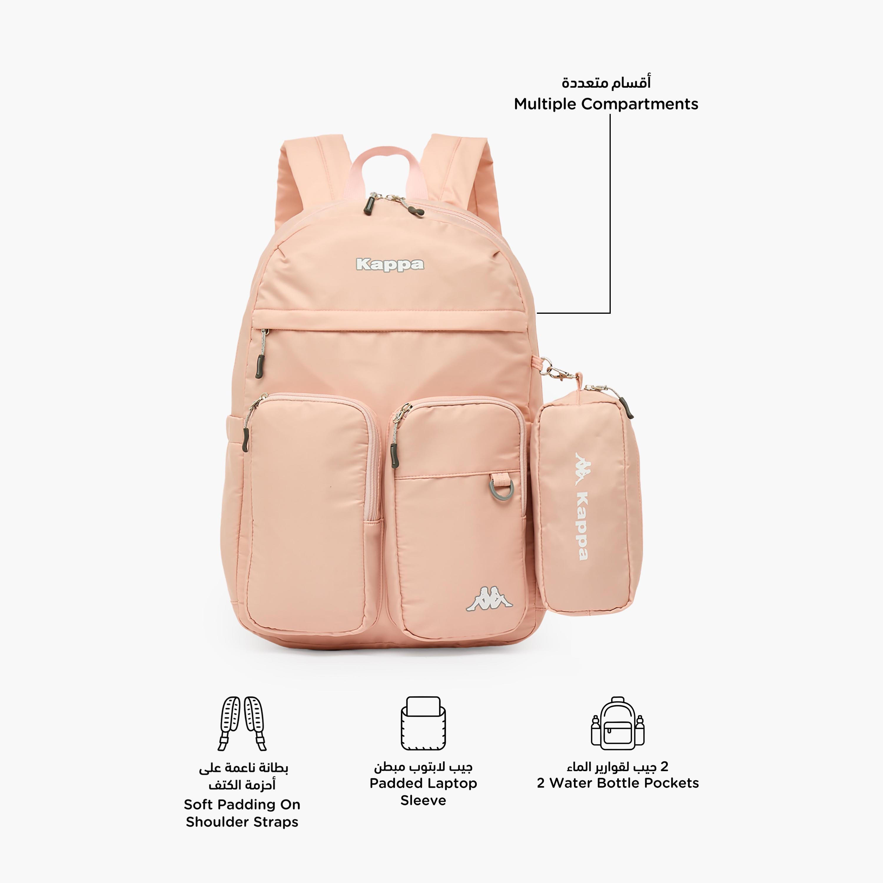 Kappa Logo 2-Piece School Backpack Set for Kids 13 Years+ with Pencil Pouch-school-bagsandbackpacks-backpacks-image-9
