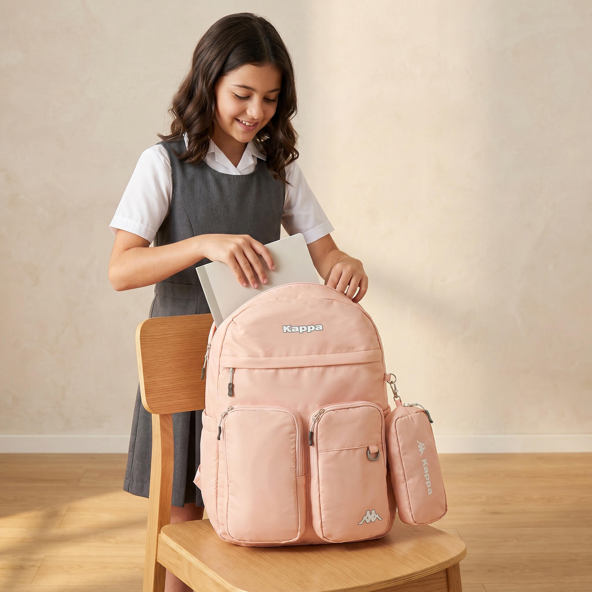 Kappa Logo 2-Piece School Backpack Set for Kids 13 Years+ with Pencil Pouch-school-bagsandbackpacks-backpacks-image-10