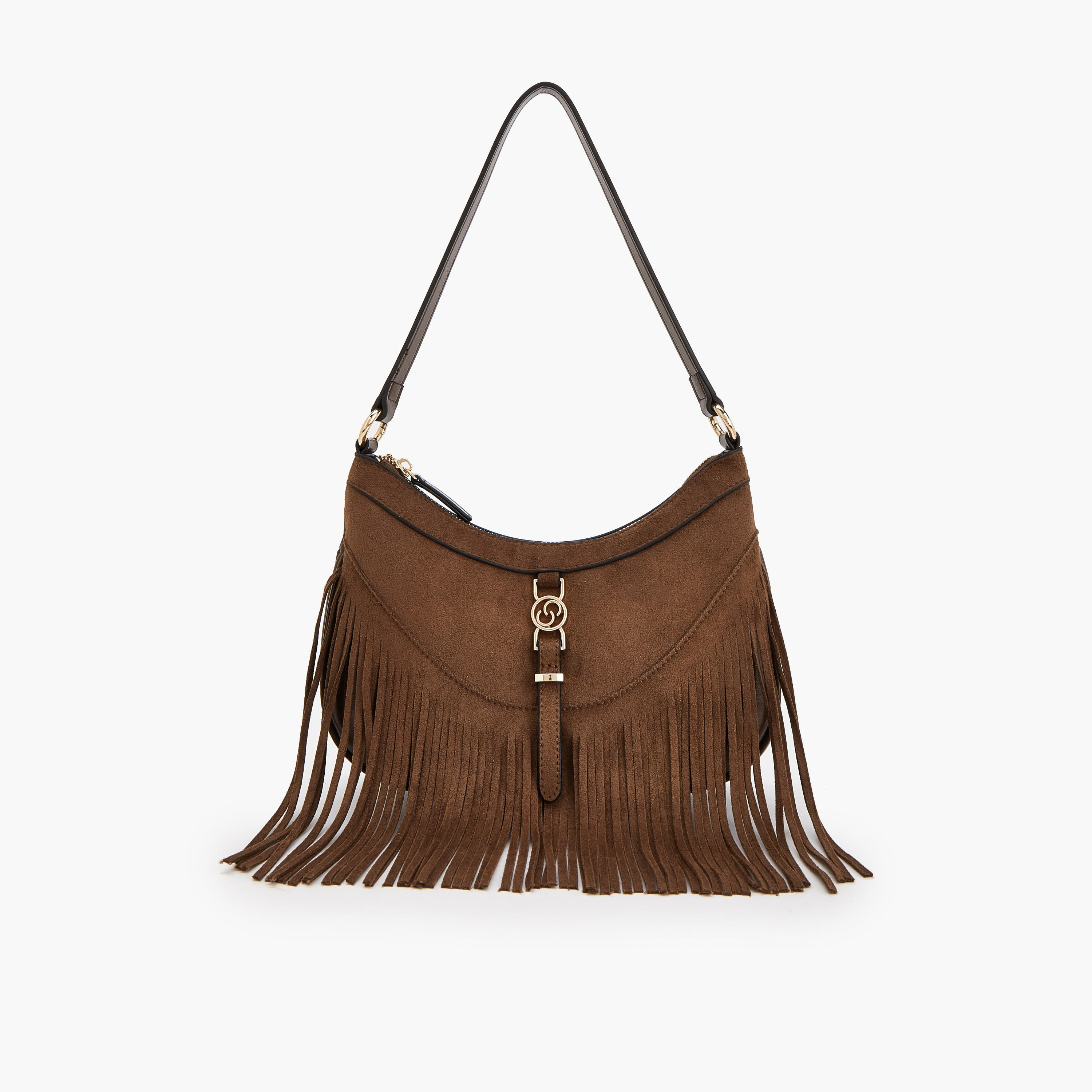 Celeste Suede Shoulder Bag with Fringed Detail-women-bagsandwallets-handbags-image-1
