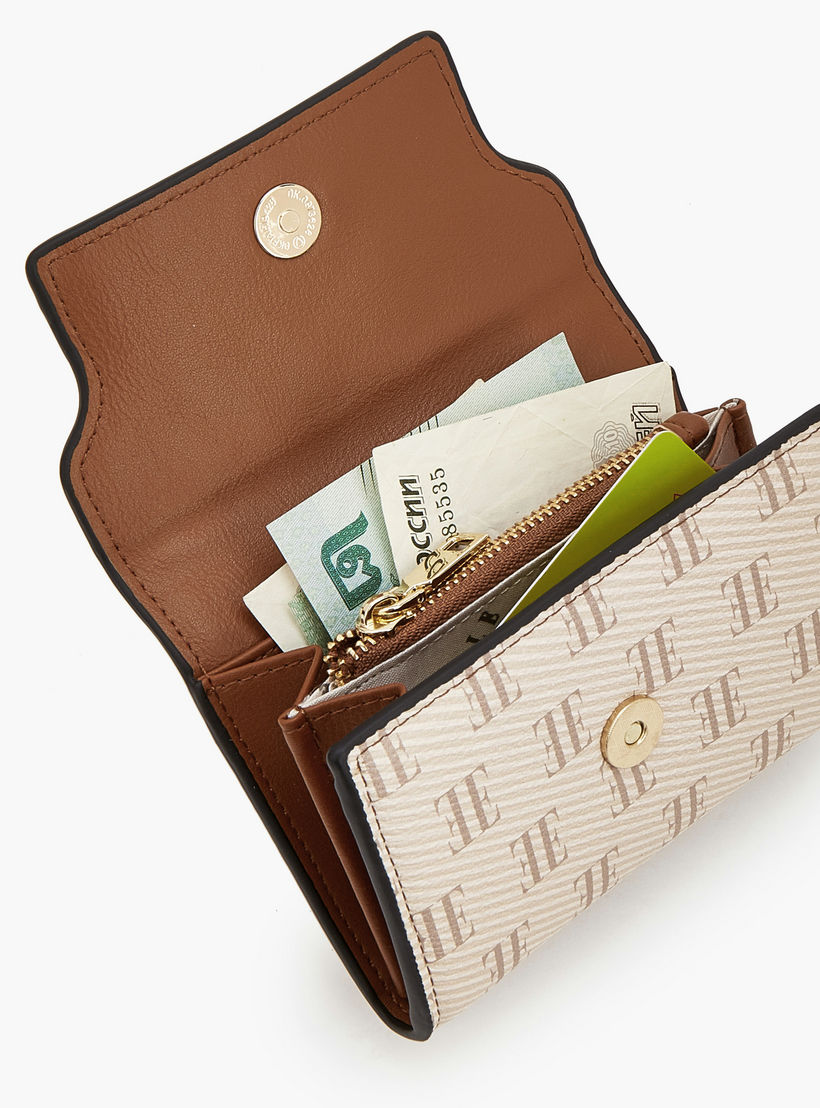 Elle Monogram Wallet with Magnetic Snap Closure-women-bagsandwallets-wallets-image-7