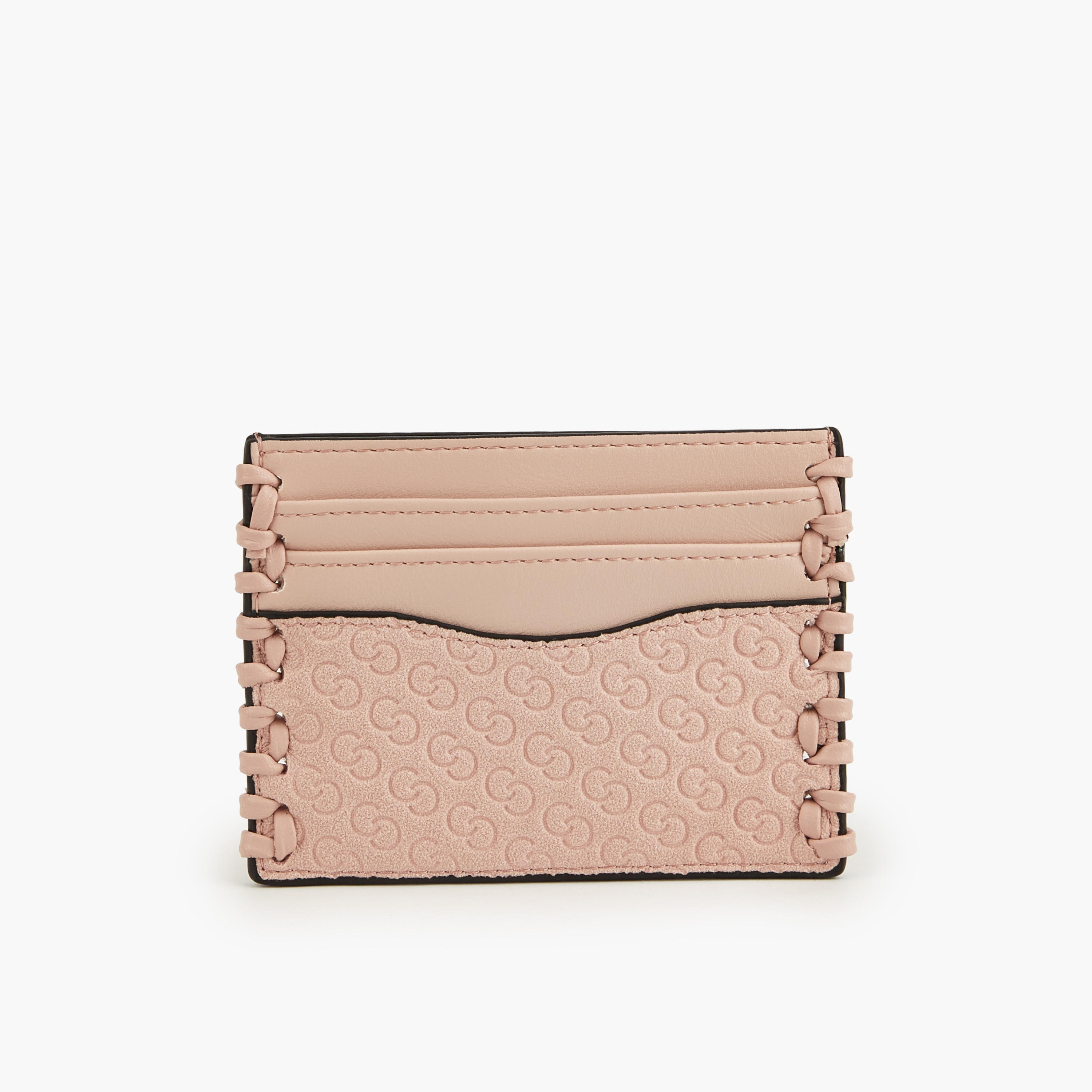 حافظة بطاقات بنقوش مونوجرام من سيليست-women-bagsandwallets-wallets-image-3