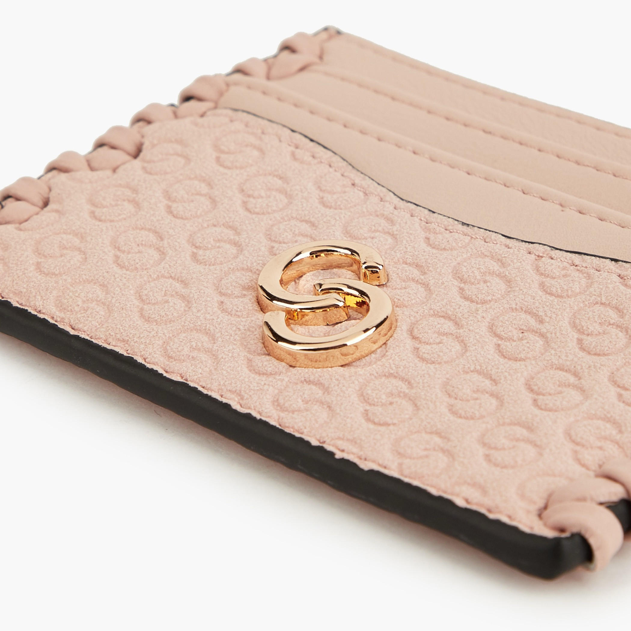 حافظة بطاقات بنقوش مونوجرام من سيليست-women-bagsandwallets-wallets-image-5