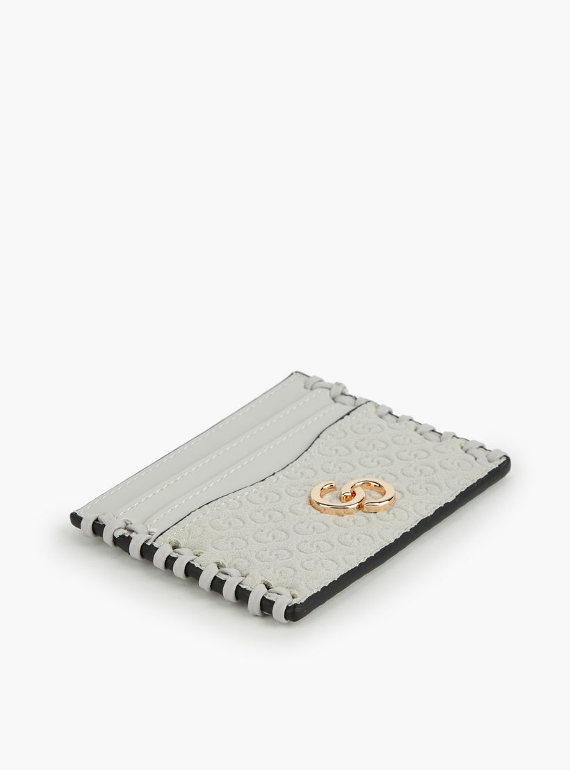 حافظة بطاقات بنقوش مونوجرام من سيليست-women-bagsandwallets-wallets-image-5