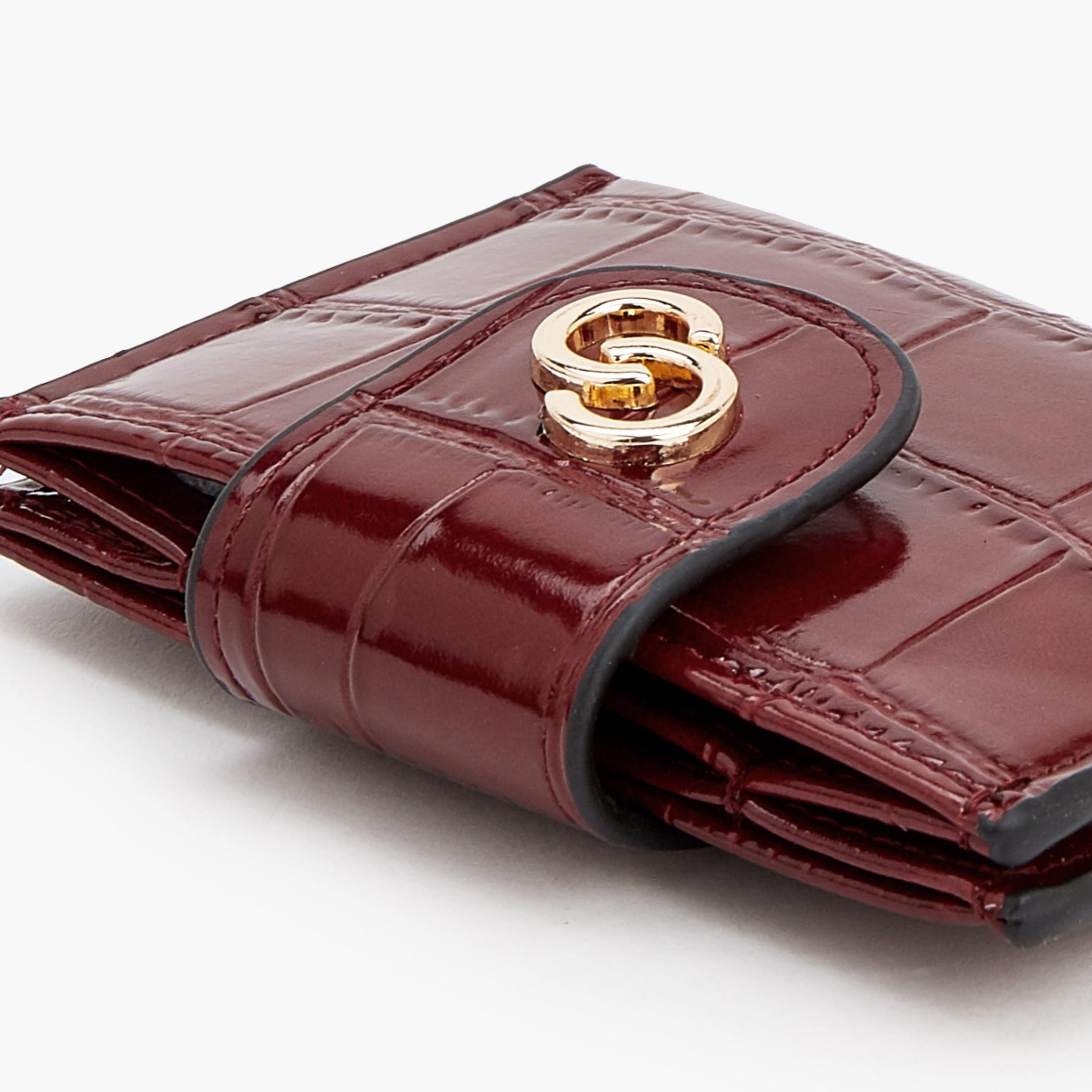 Celeste Textured Wallet with Button Flap-women-bagsandwallets-wallets-image-5