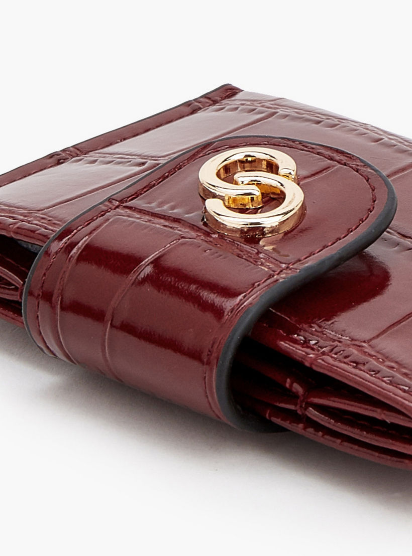 Celeste Textured Wallet with Button Flap-women-bagsandwallets-wallets-image-5