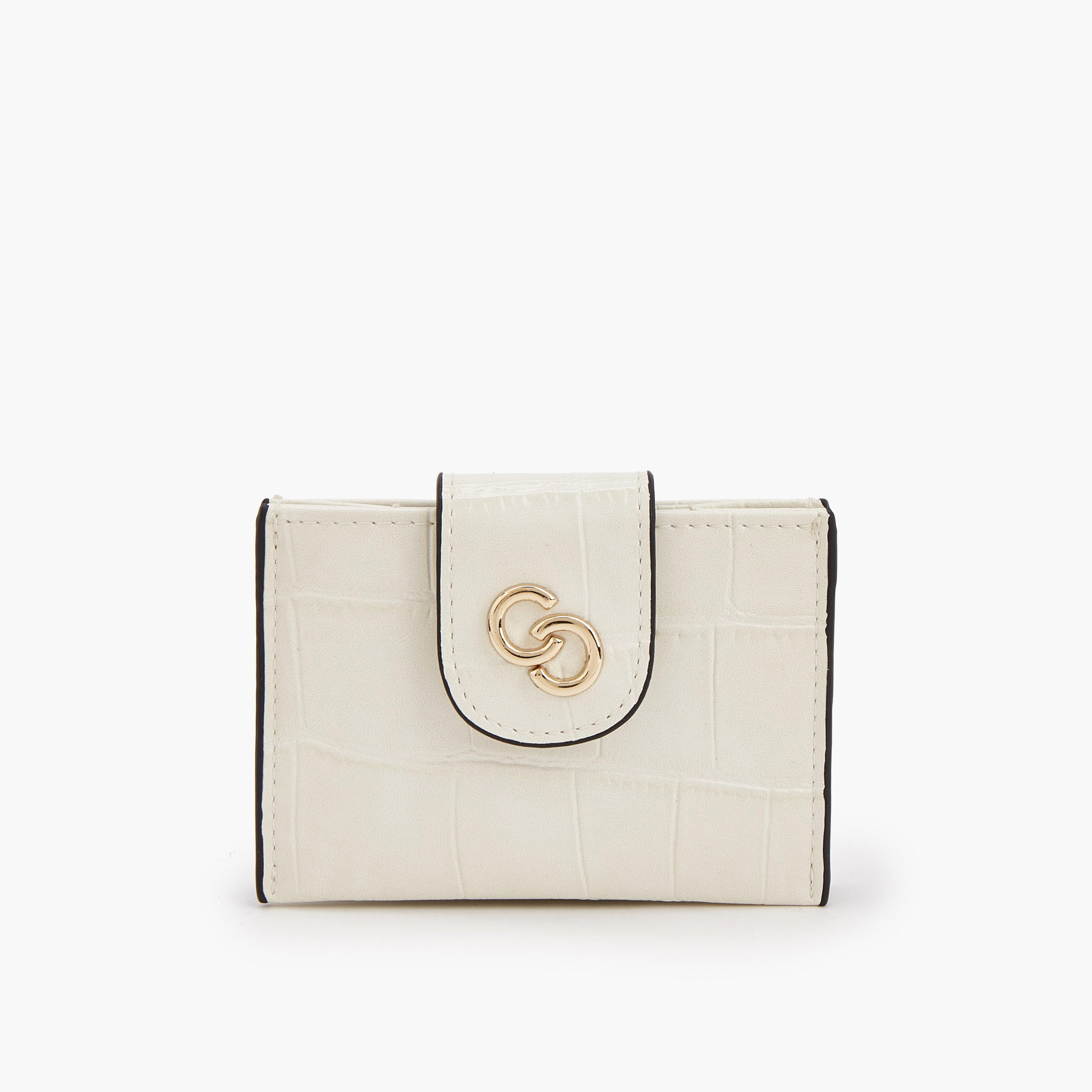 Celeste Textured Wallet with Button Flap-women-bagsandwallets-wallets-image-1