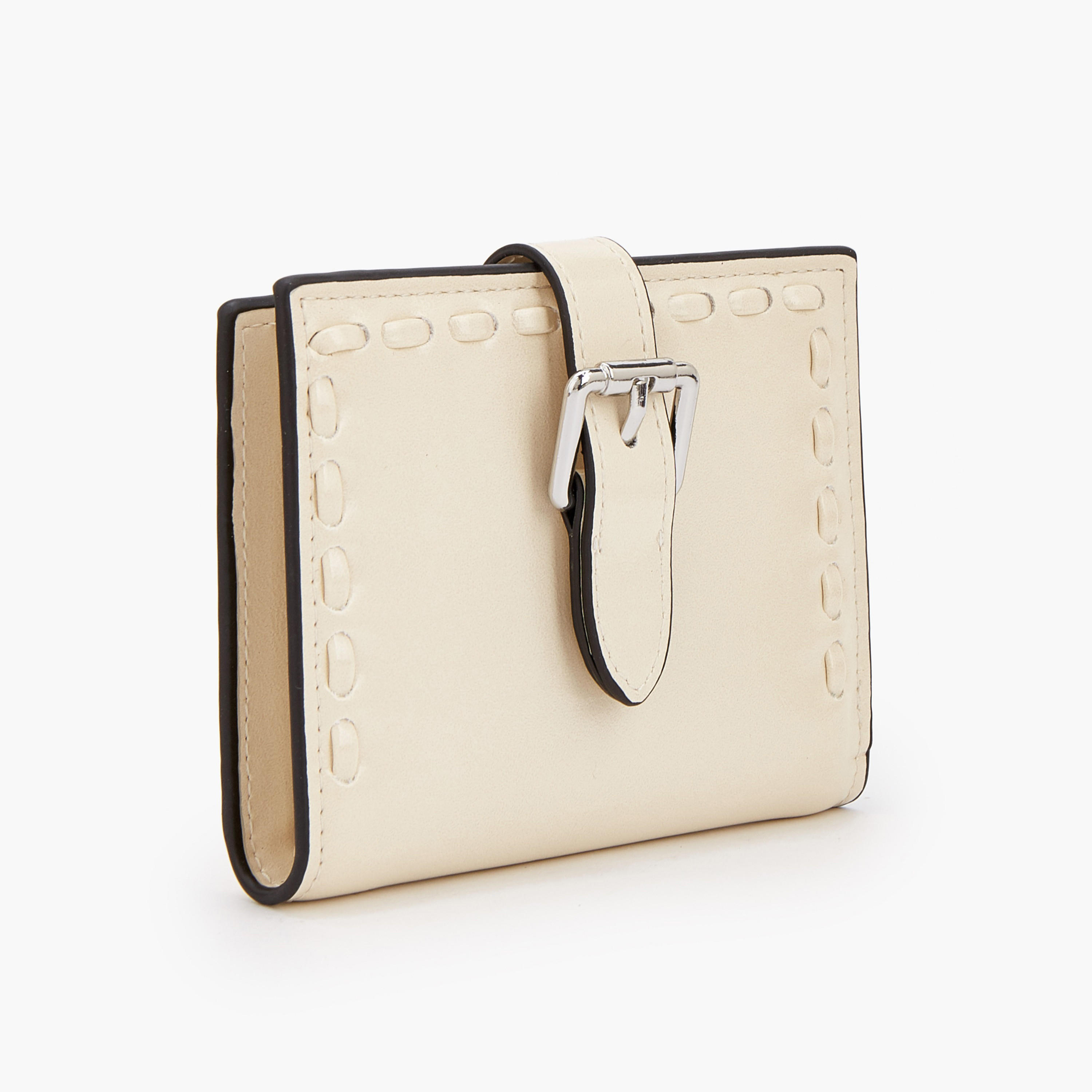 محفظة ثنائية الطي بإبزيم وتفاصيل غرز من سيليست-women-bagsandwallets-wallets-image-3