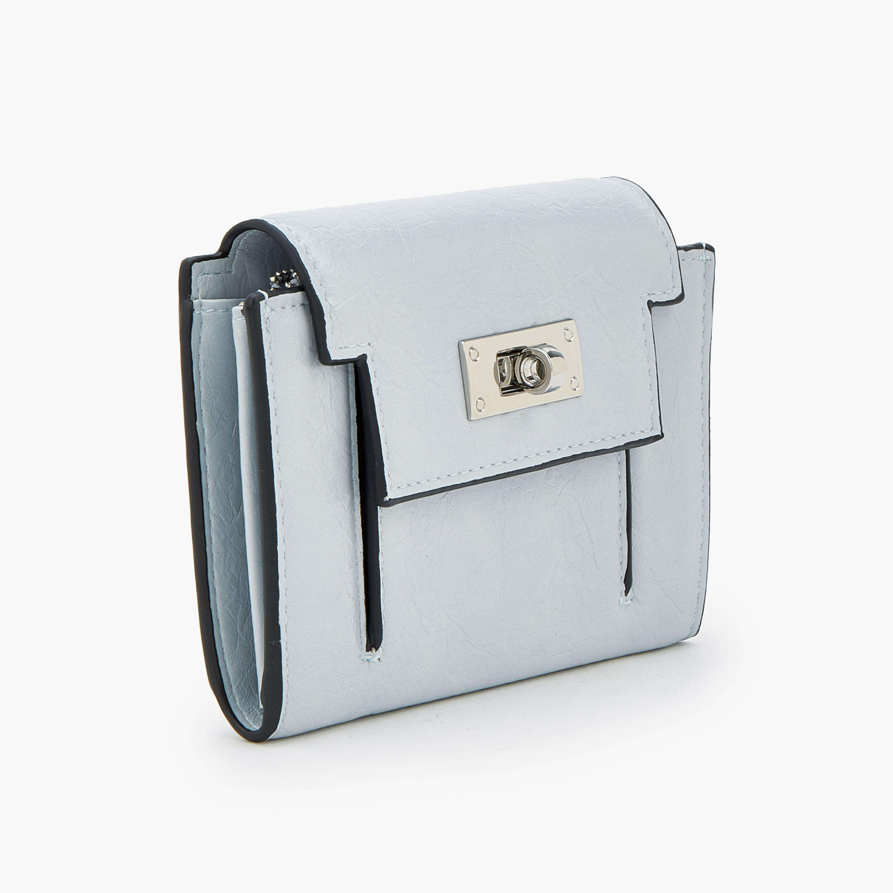 Celeste Textured Wallet with Twist Lock-women-bagsandwallets-wallets-image-3