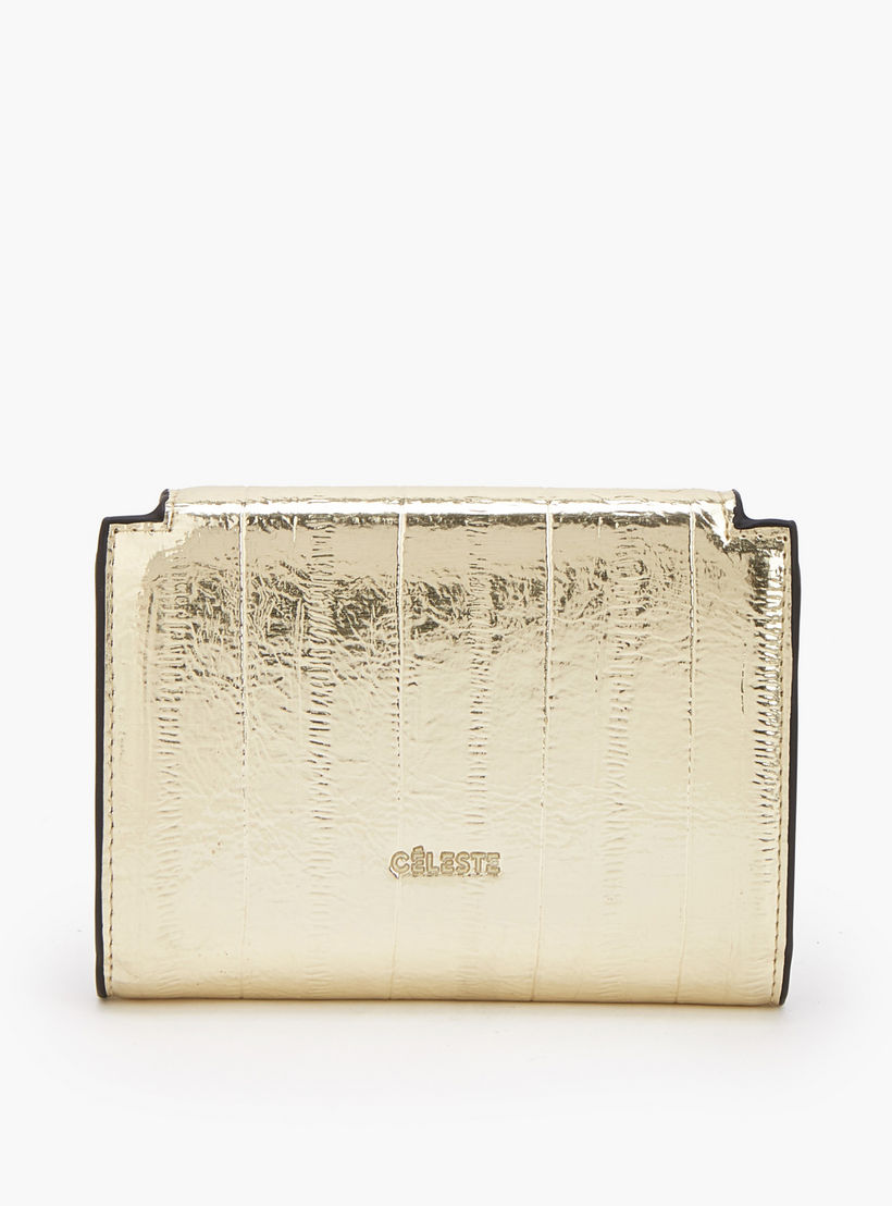 Celeste Metallic Wallet with Twist Lock-women-bagsandwallets-wallets-image-2