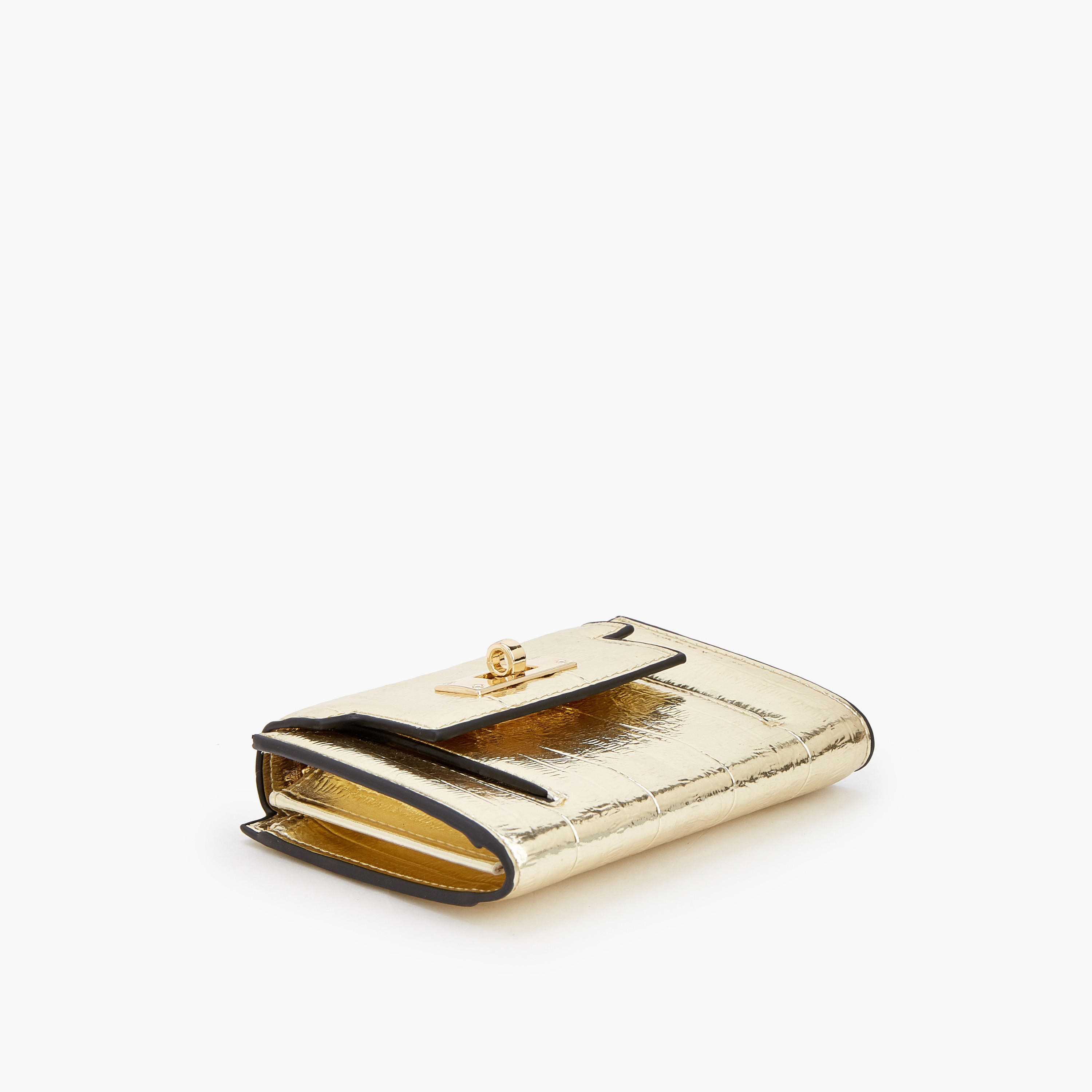 Celeste Metallic Wallet with Twist Lock-women-bagsandwallets-wallets-image-4