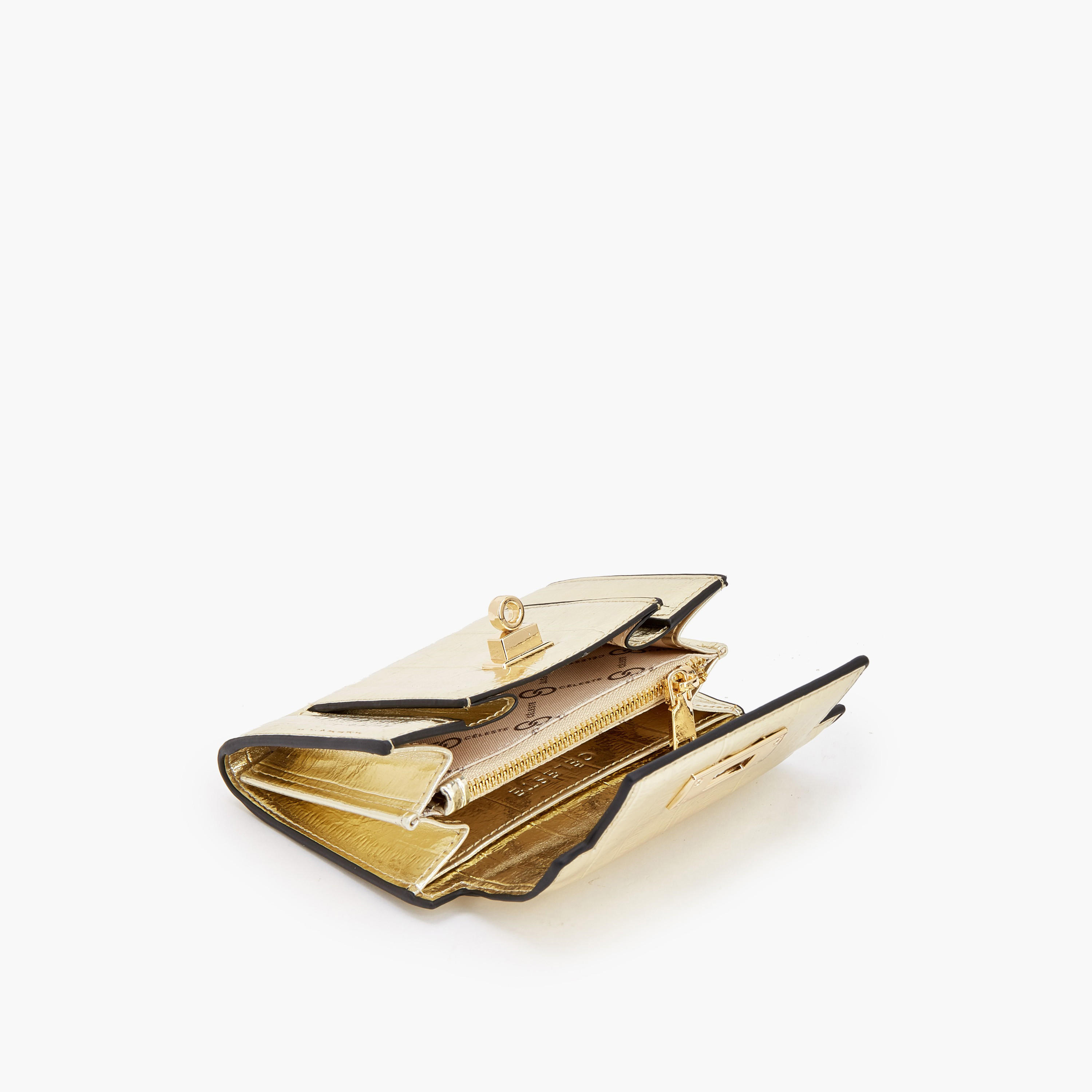 Celeste Metallic Wallet with Twist Lock-women-bagsandwallets-wallets-image-6
