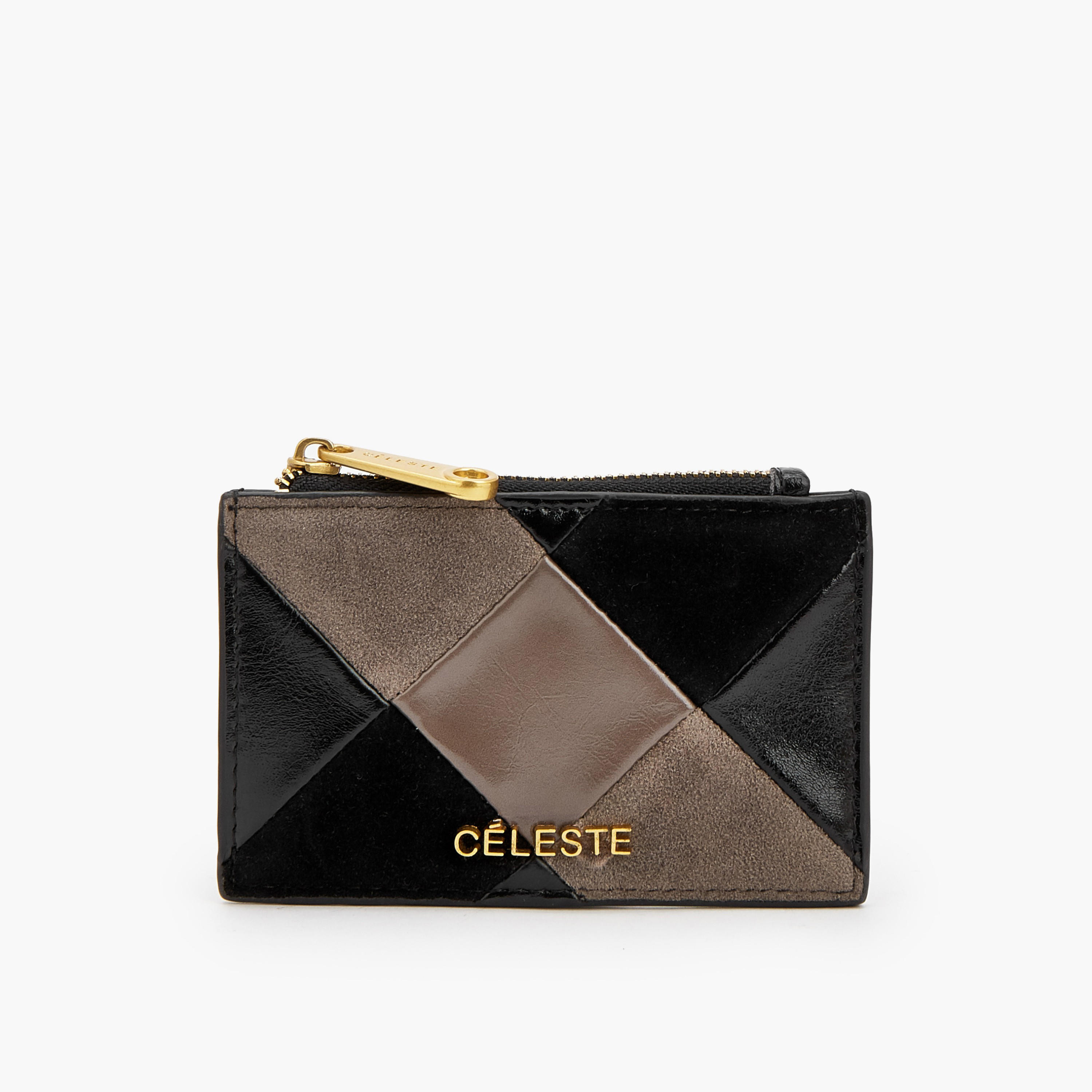 Celeste Suede Card Holder with Zip Pocket-women-bagsandwallets-wallets-image-1