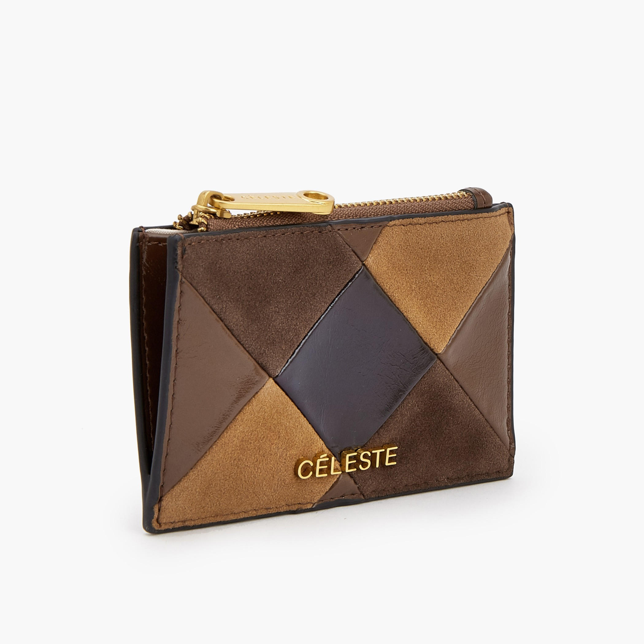 Celeste Suede Card Holder with Zip Pocket-women-bagsandwallets-wallets-image-3