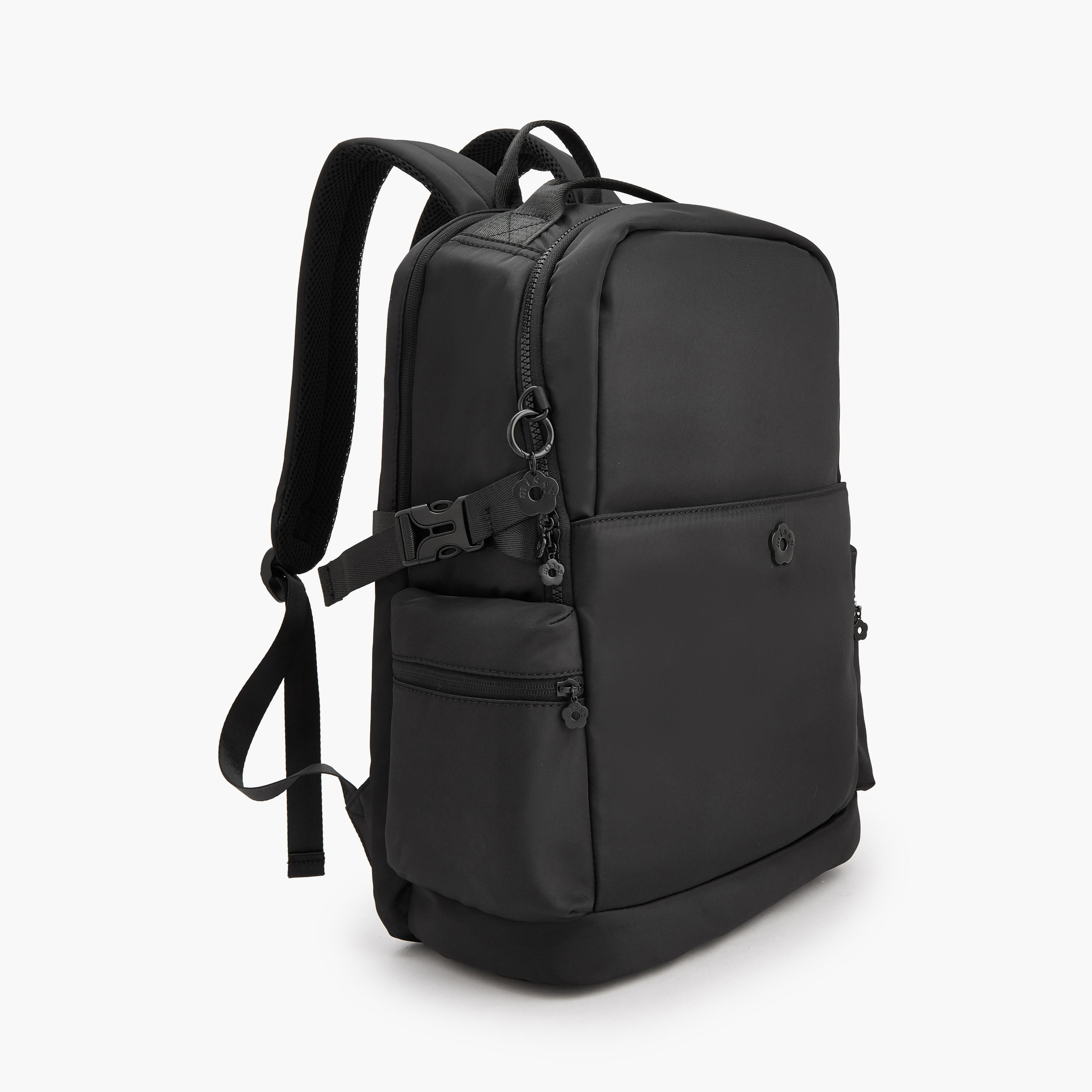 Missy Solid Backpack with Adjustable Shoulder Straps-school-bagsandbackpacks-backpacks-image-2