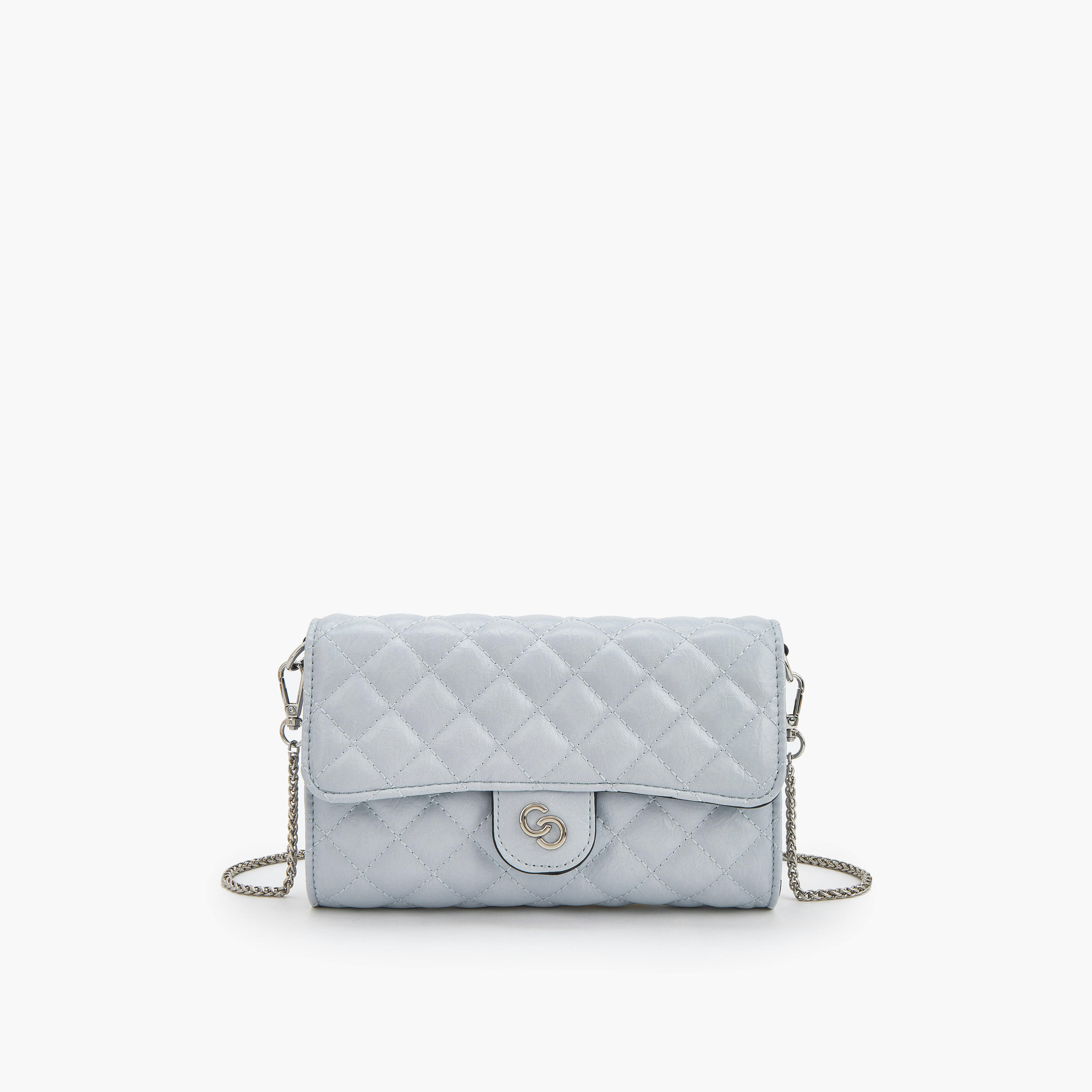 شنطة كروس بودي مبطنة بحزام سلسلة من سيليست-women-bagsandwallets-handbags-image-1