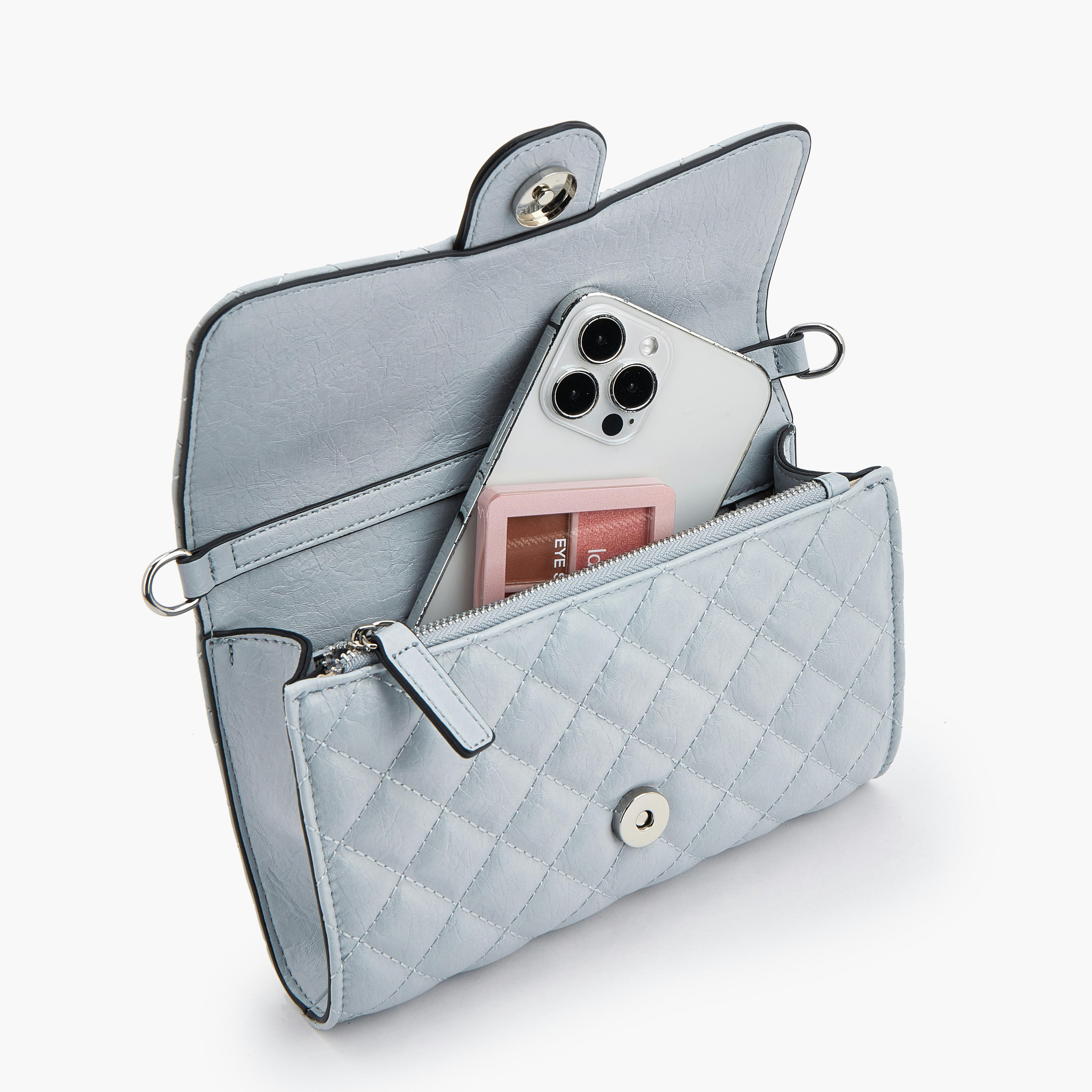 شنطة كروس بودي مبطنة بحزام سلسلة من سيليست-women-bagsandwallets-handbags-image-7