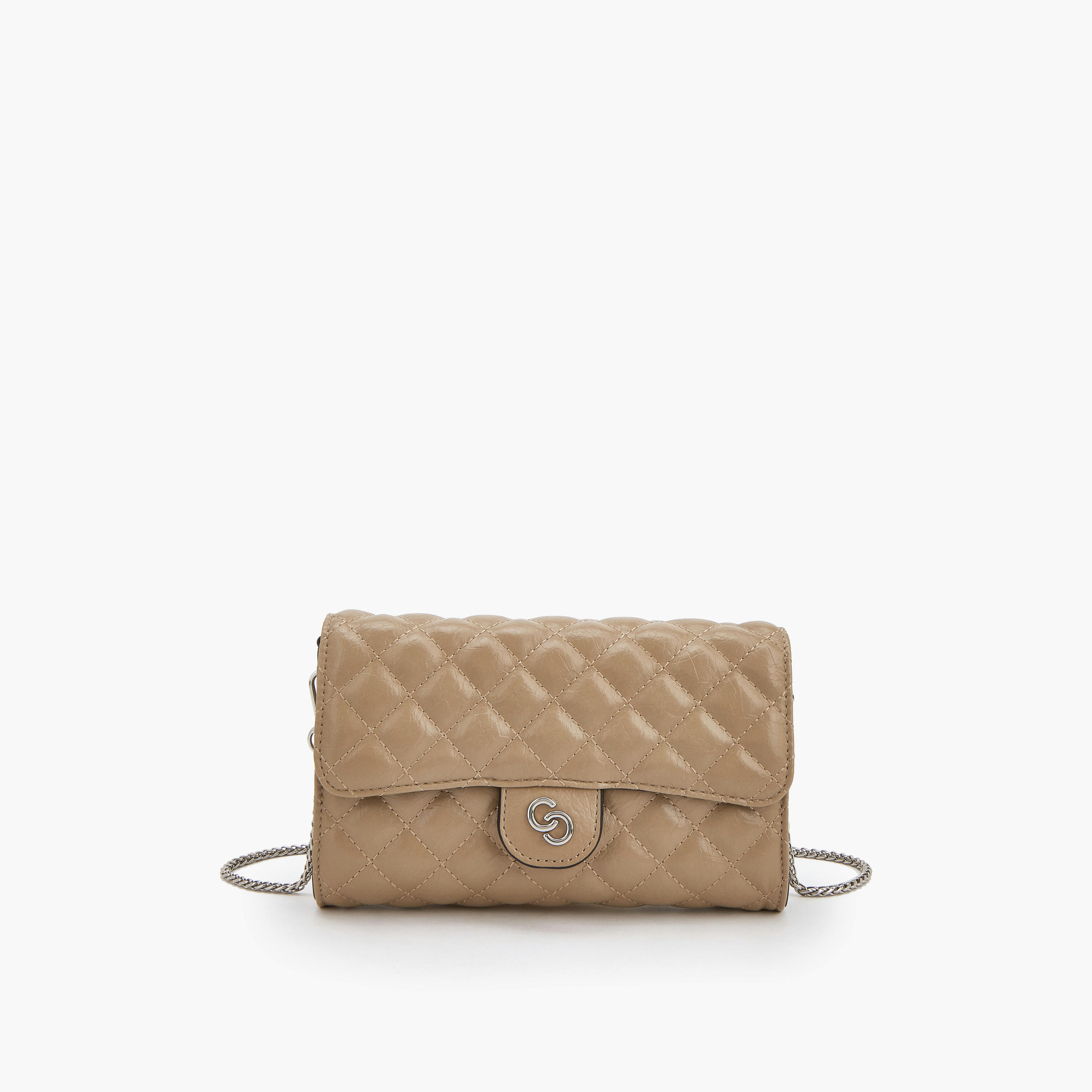 شنطة كروس بودي مبطنة بحزام سلسلة من سيليست-women-bagsandwallets-handbags-image-1