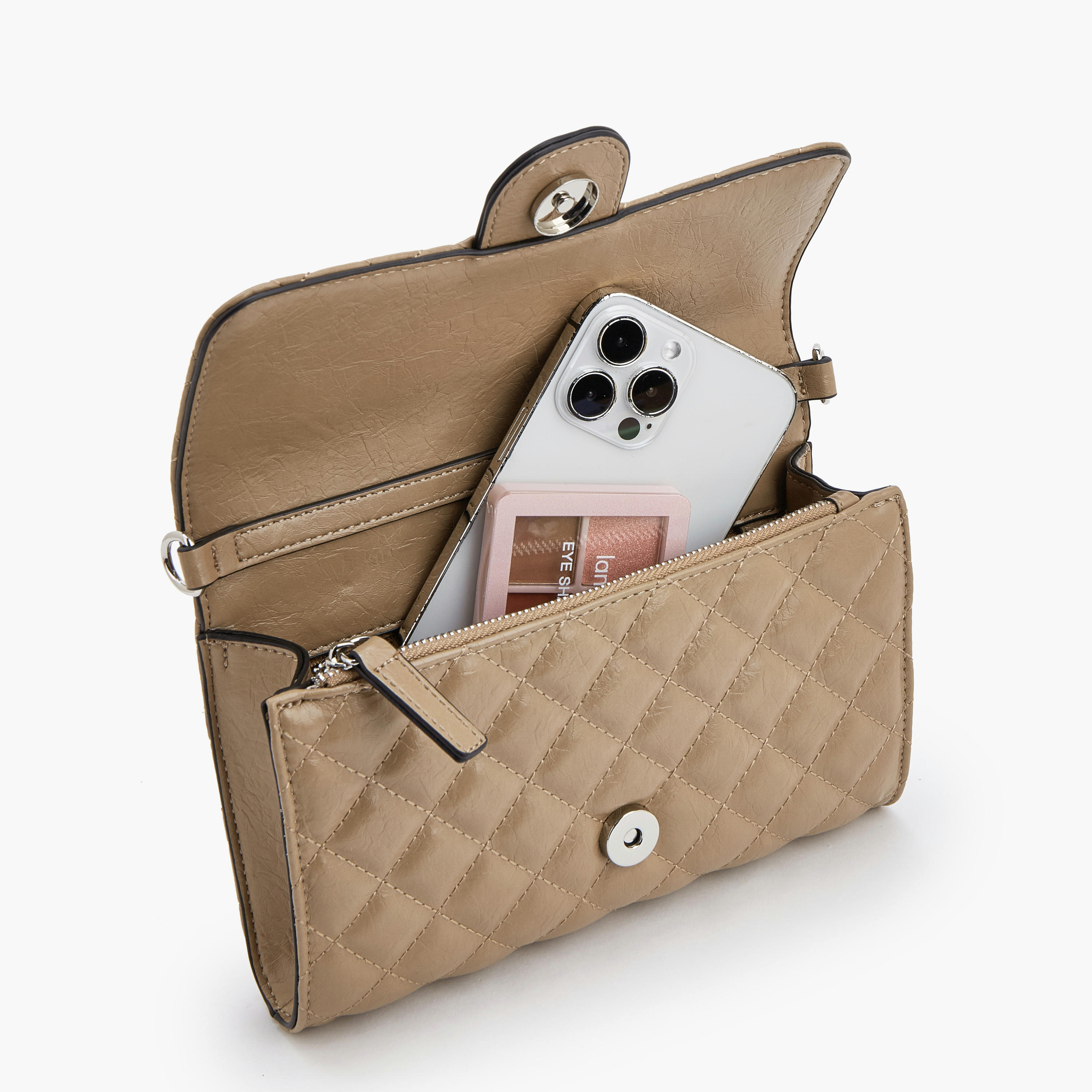 شنطة كروس بودي مبطنة بحزام سلسلة من سيليست-women-bagsandwallets-handbags-image-7