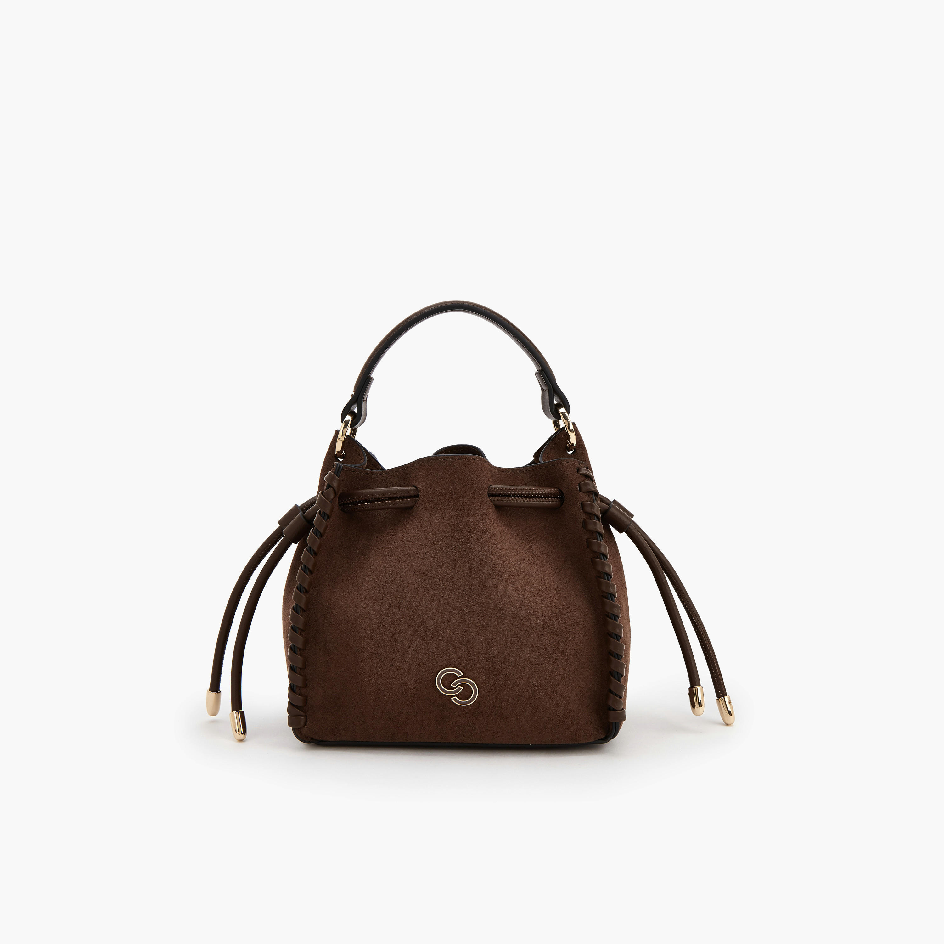 Celeste Suede Bucket Bag with Detachable Strap-women-bagsandwallets-handbags-image-1